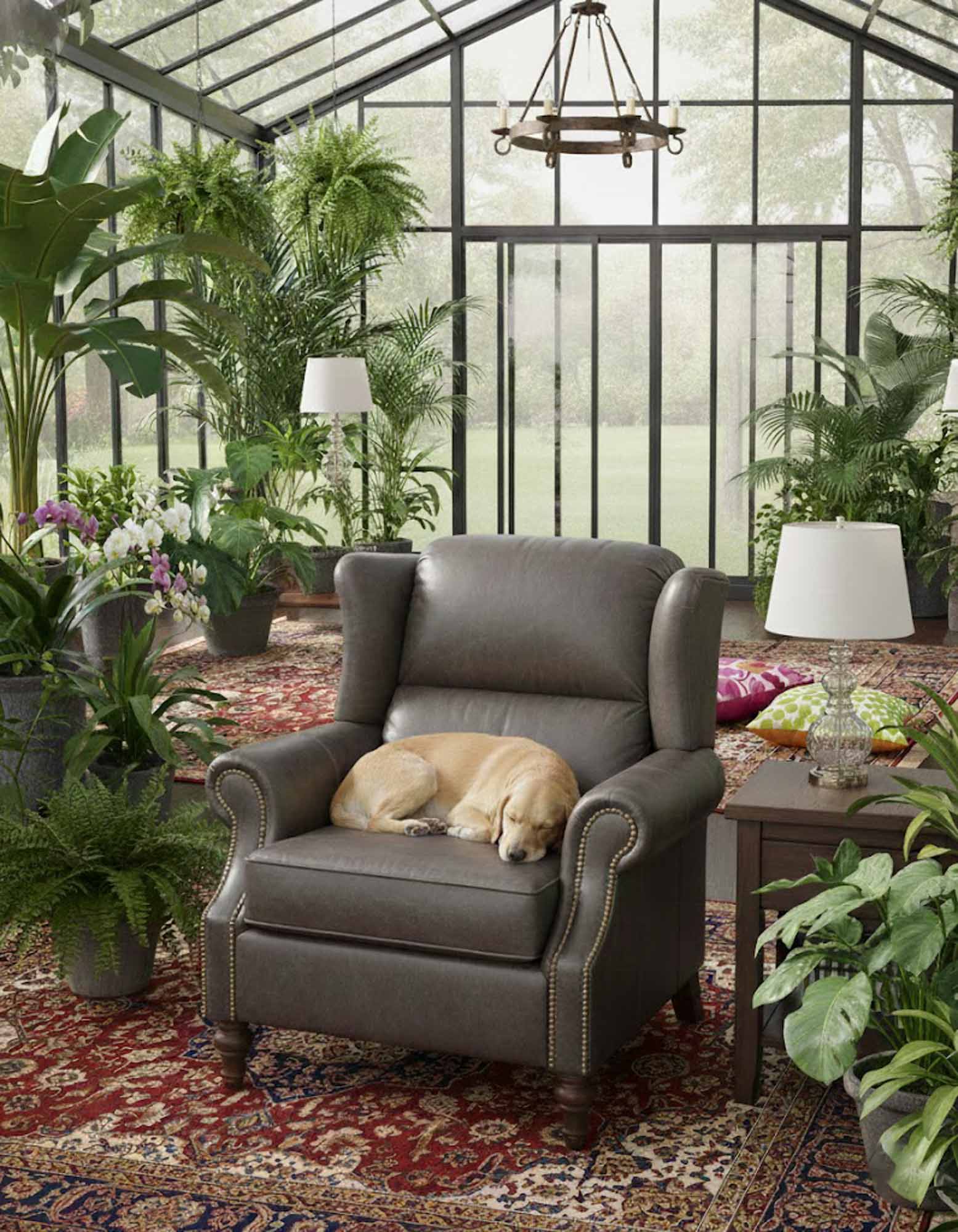Elise Leather Recliner - Image 3