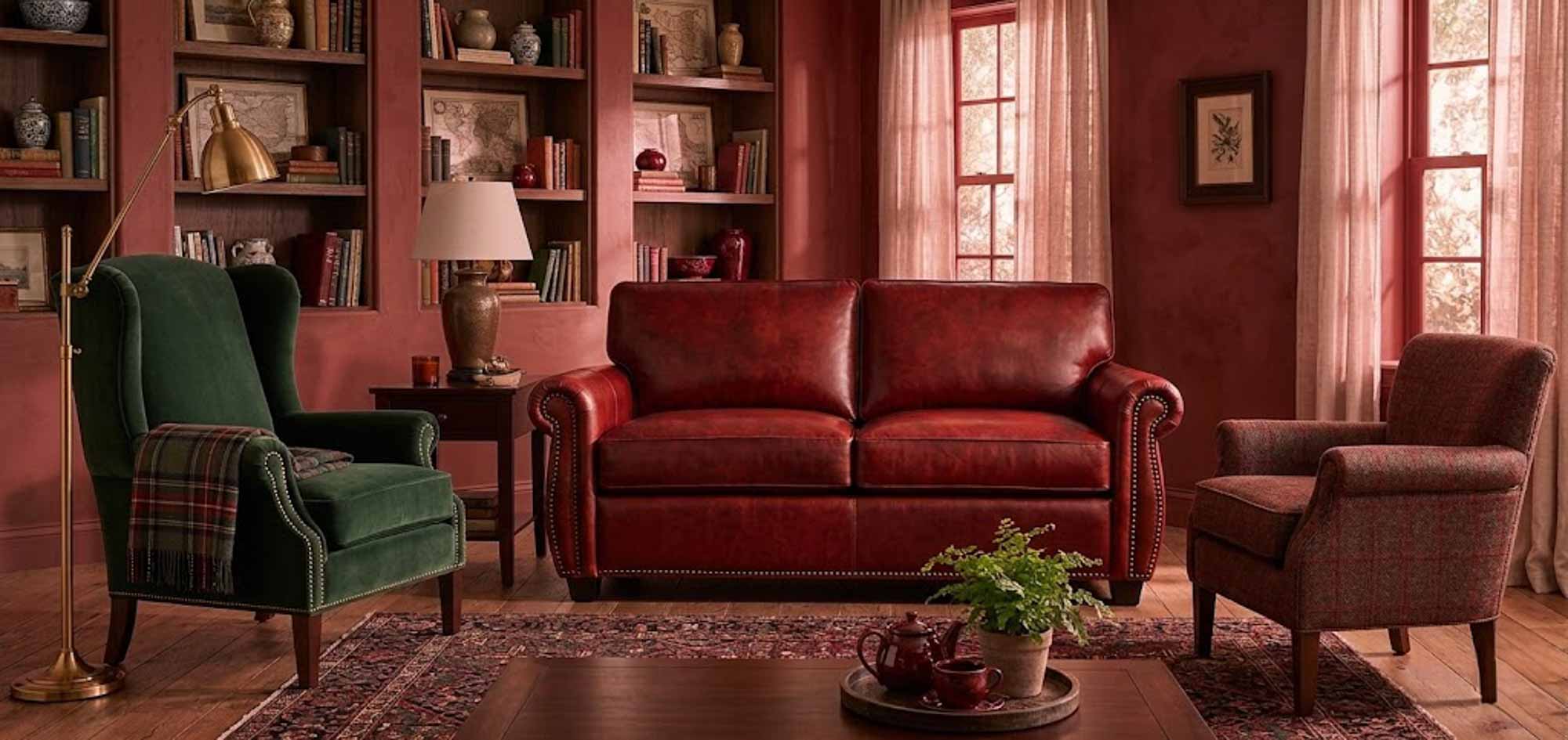 Emmer Leather Loveseat - Image 3
