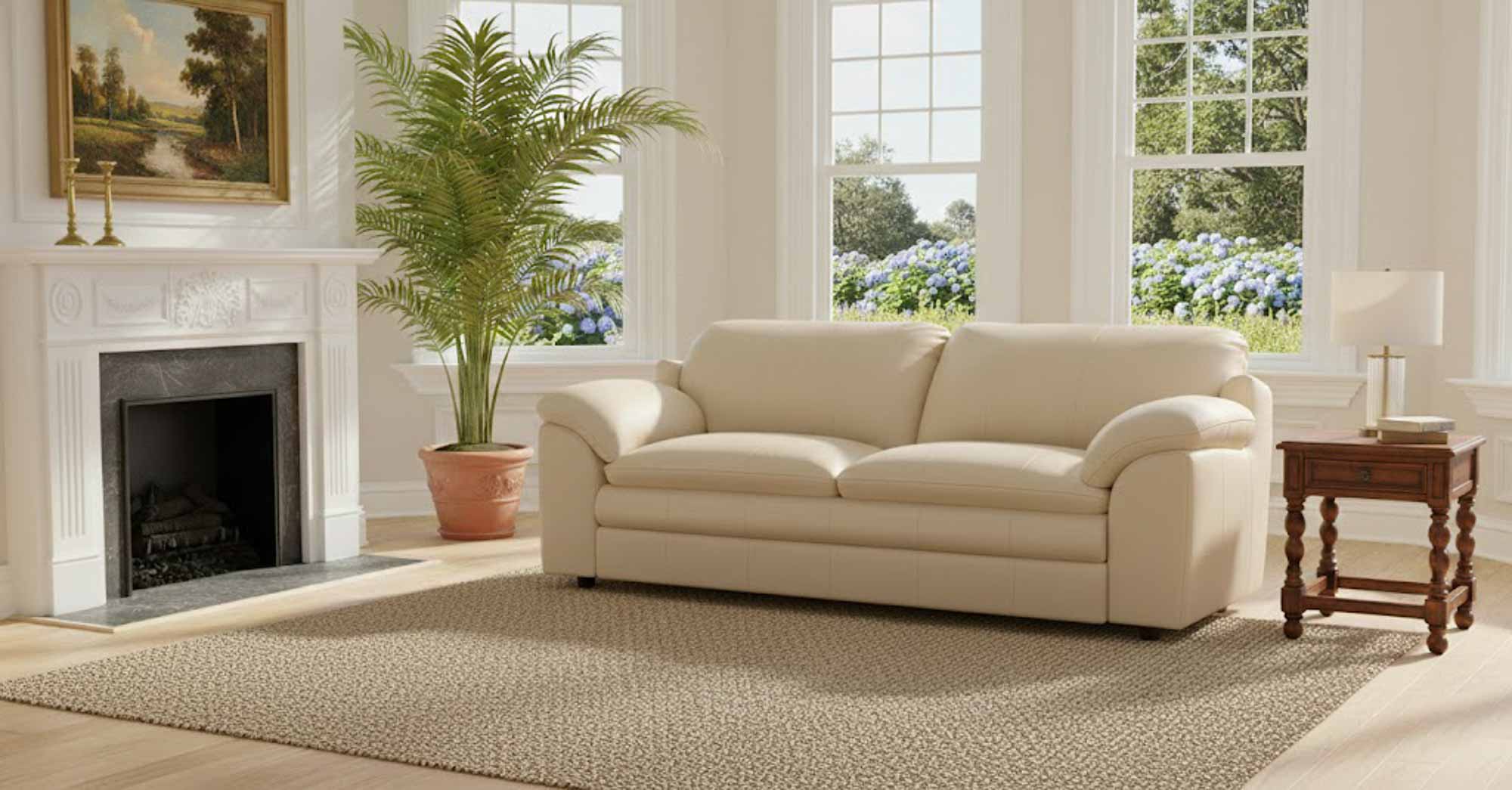 Encino Leather Loveseat - Image 5