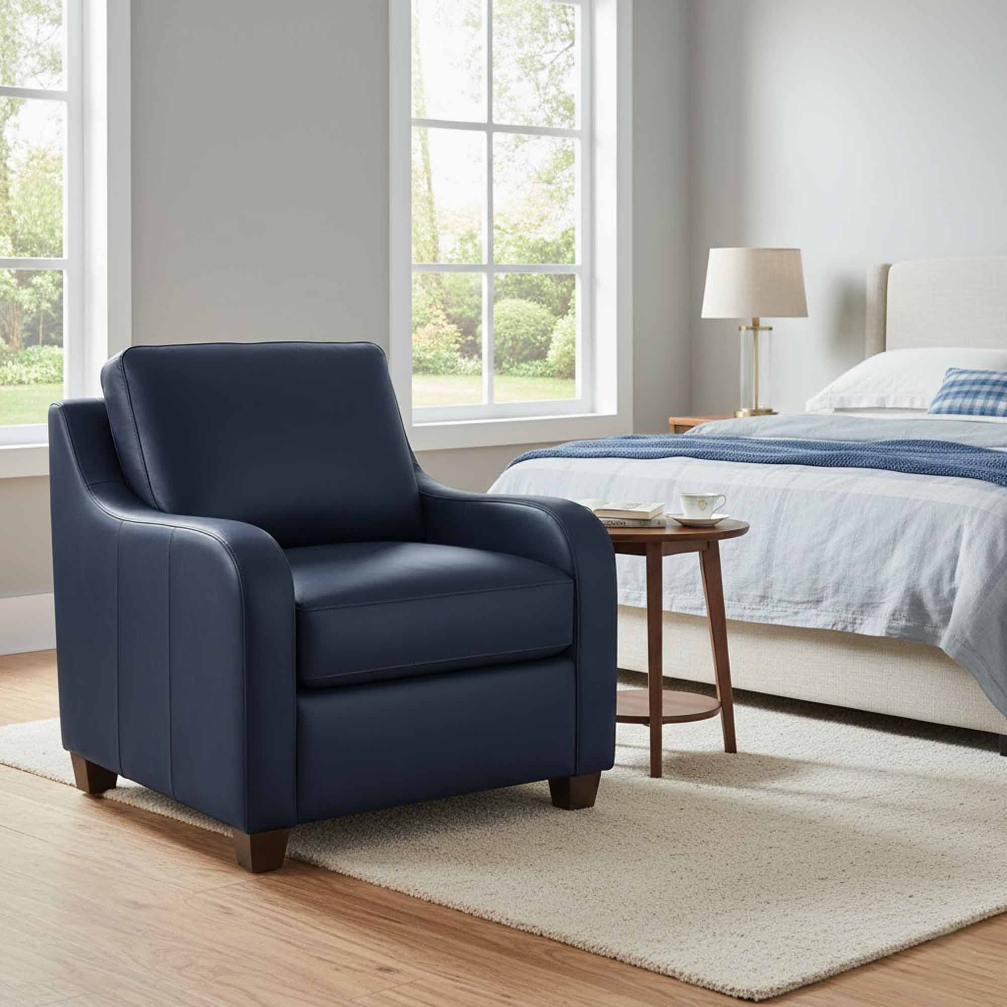 Ethan Leather Power Recliner With Articulating Headrest - Image 3