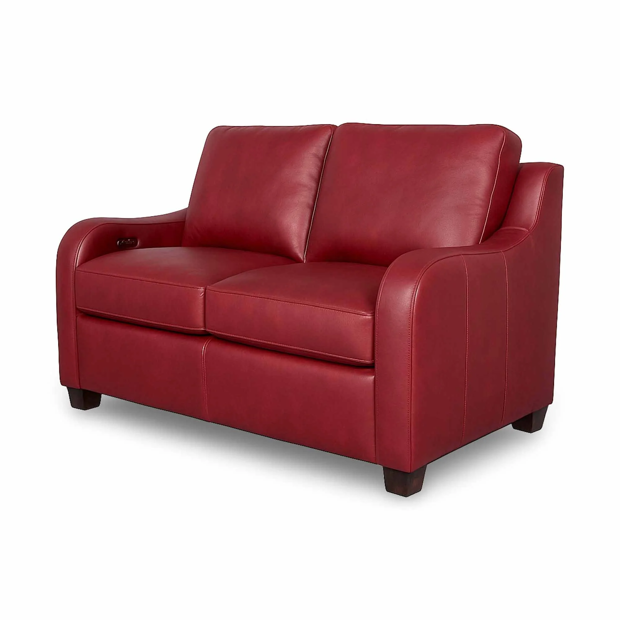 Ethan Leather Power Reclining Loveseat With Articulating Headrest