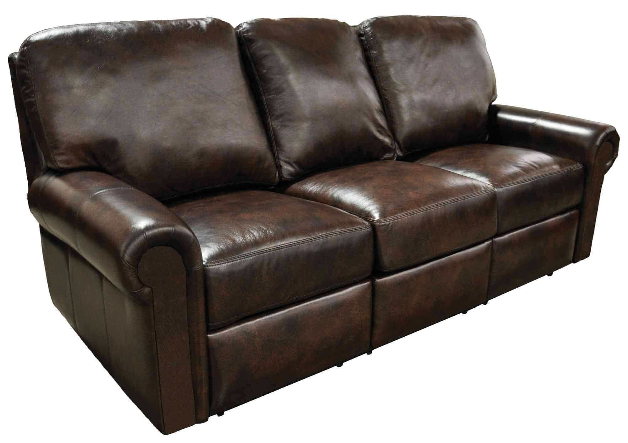 Fairbanks Leather Reclining Loveseat