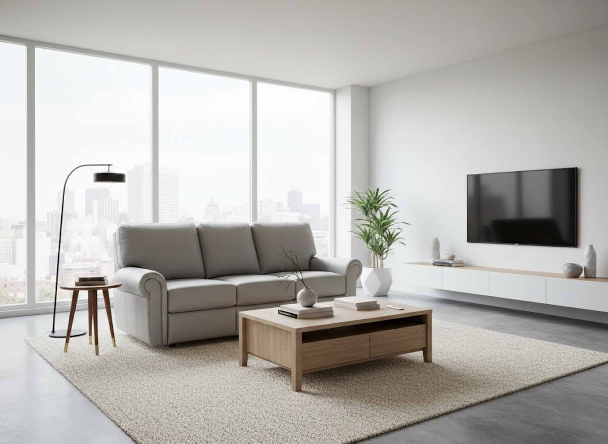 Fairbanks Leather Reclining Loveseat - Image 7