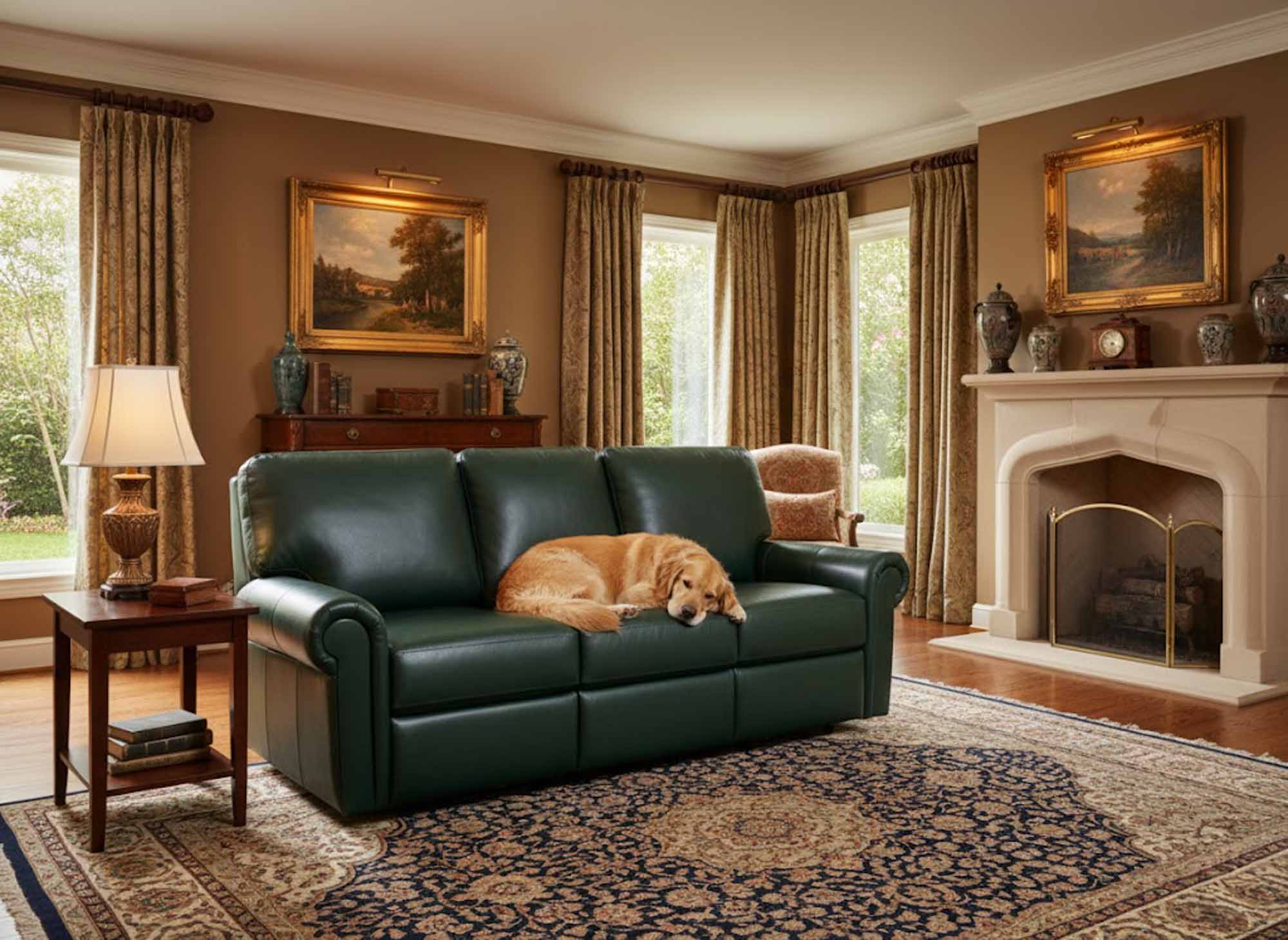 Fairbanks Leather Reclining Sofa - Image 6