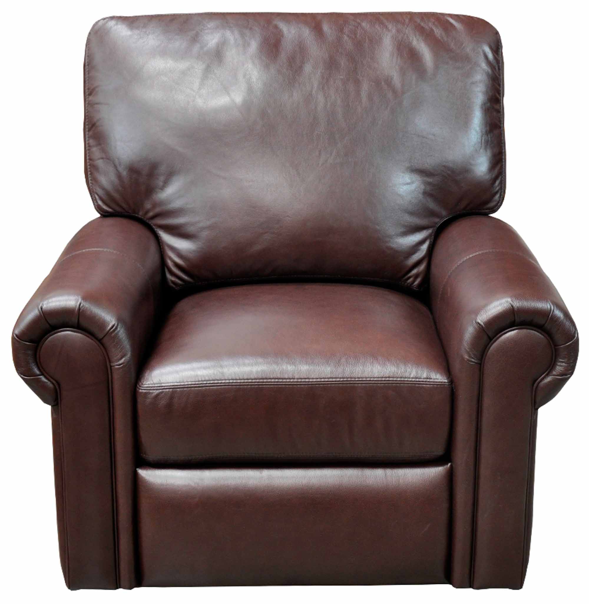 Fairbanks Leather Swivel Glider Recliner
