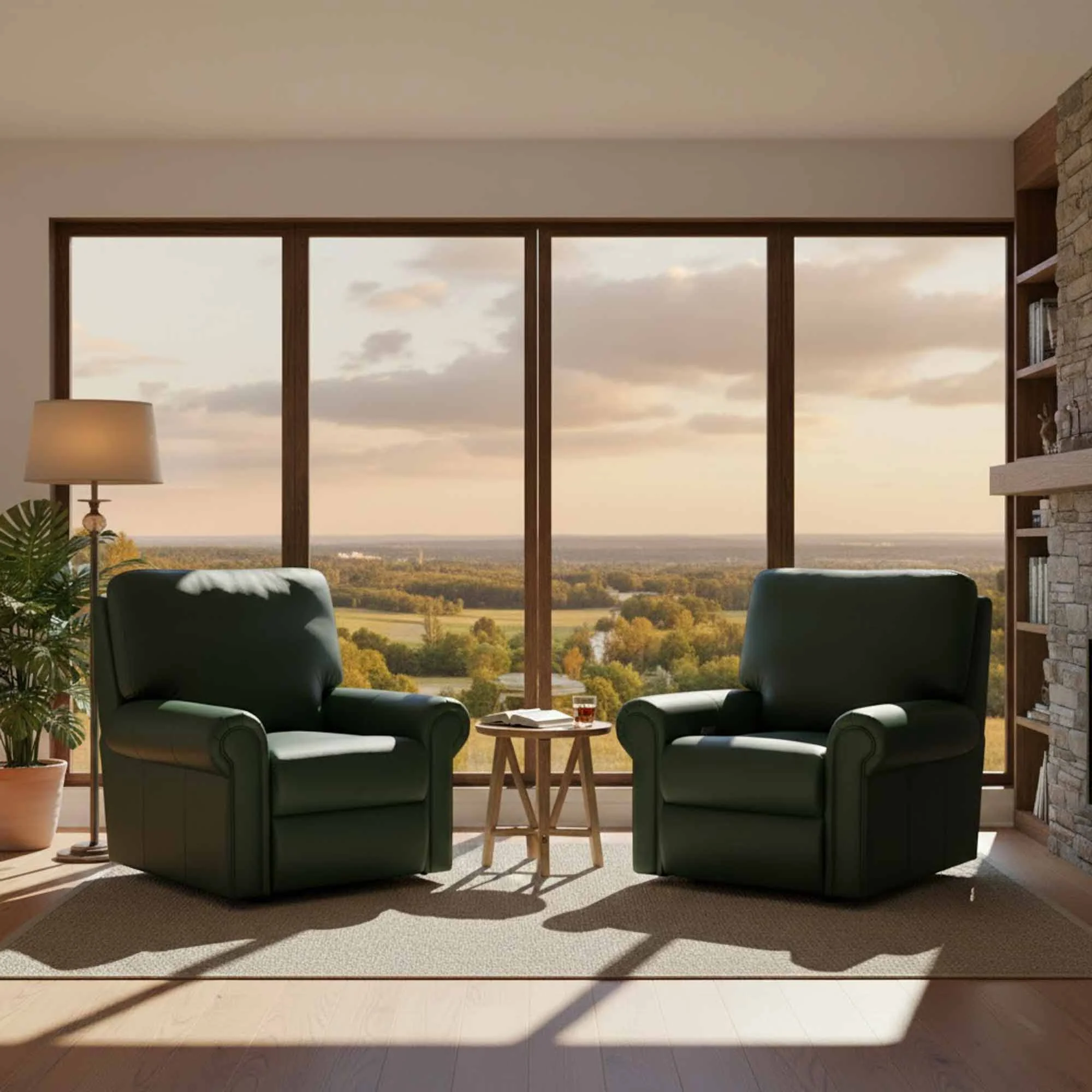 Fairfax Leather Power Recliner - Image 4