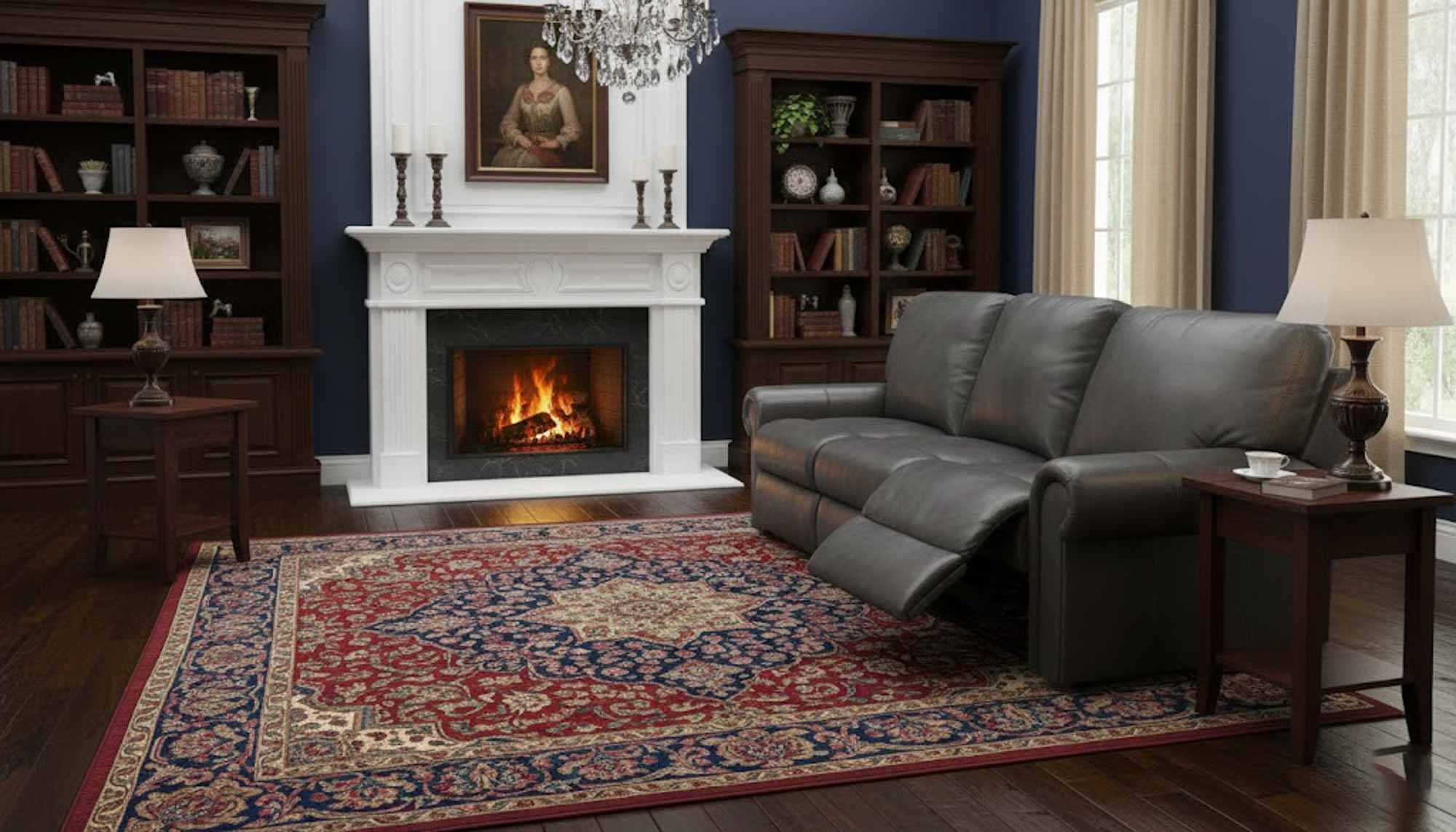 Fairfax Leather Reclining Loveseat - Image 3