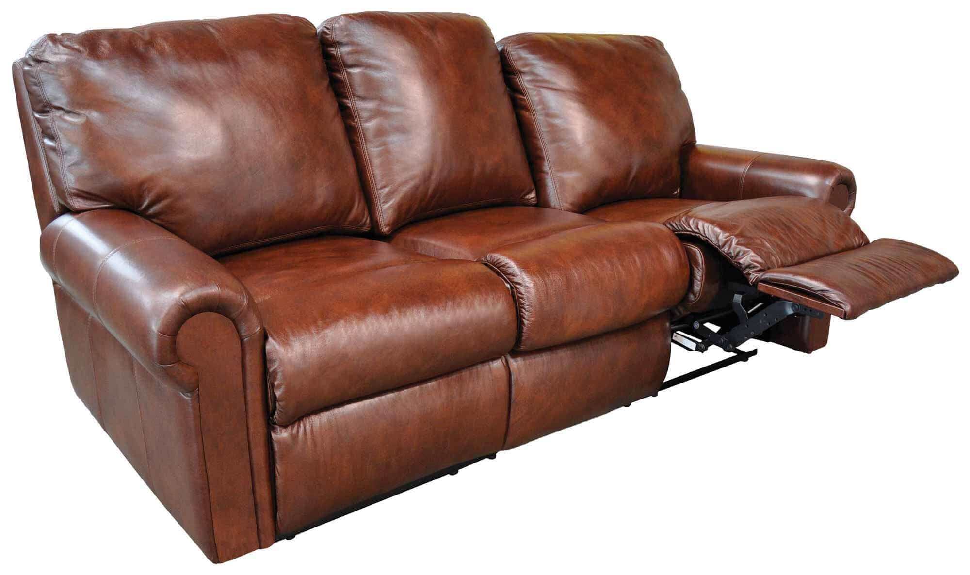 Fairfax Leather Reclining Sofa