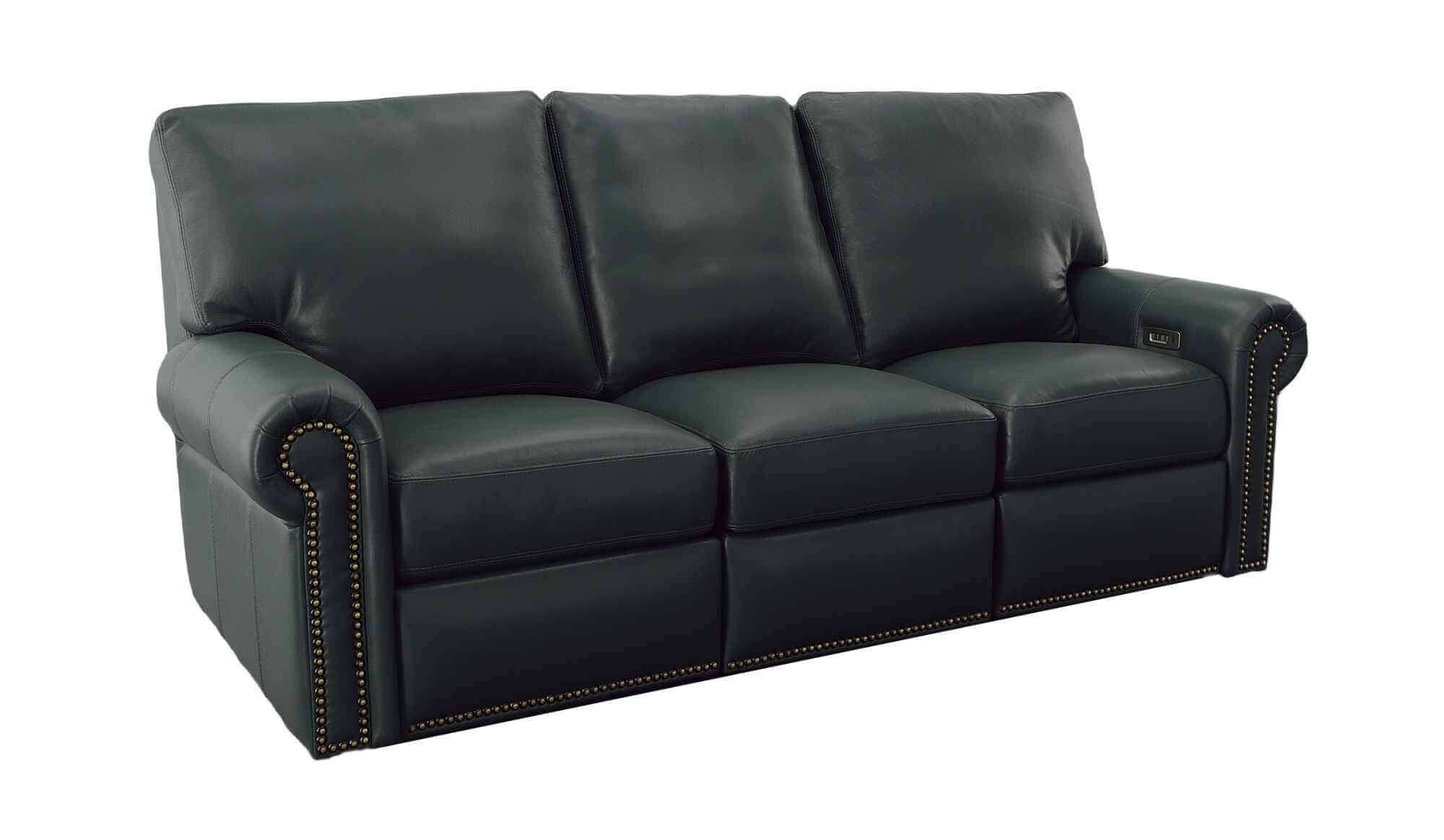 Fairfield Leather Reclining Loveseat - Image 6
