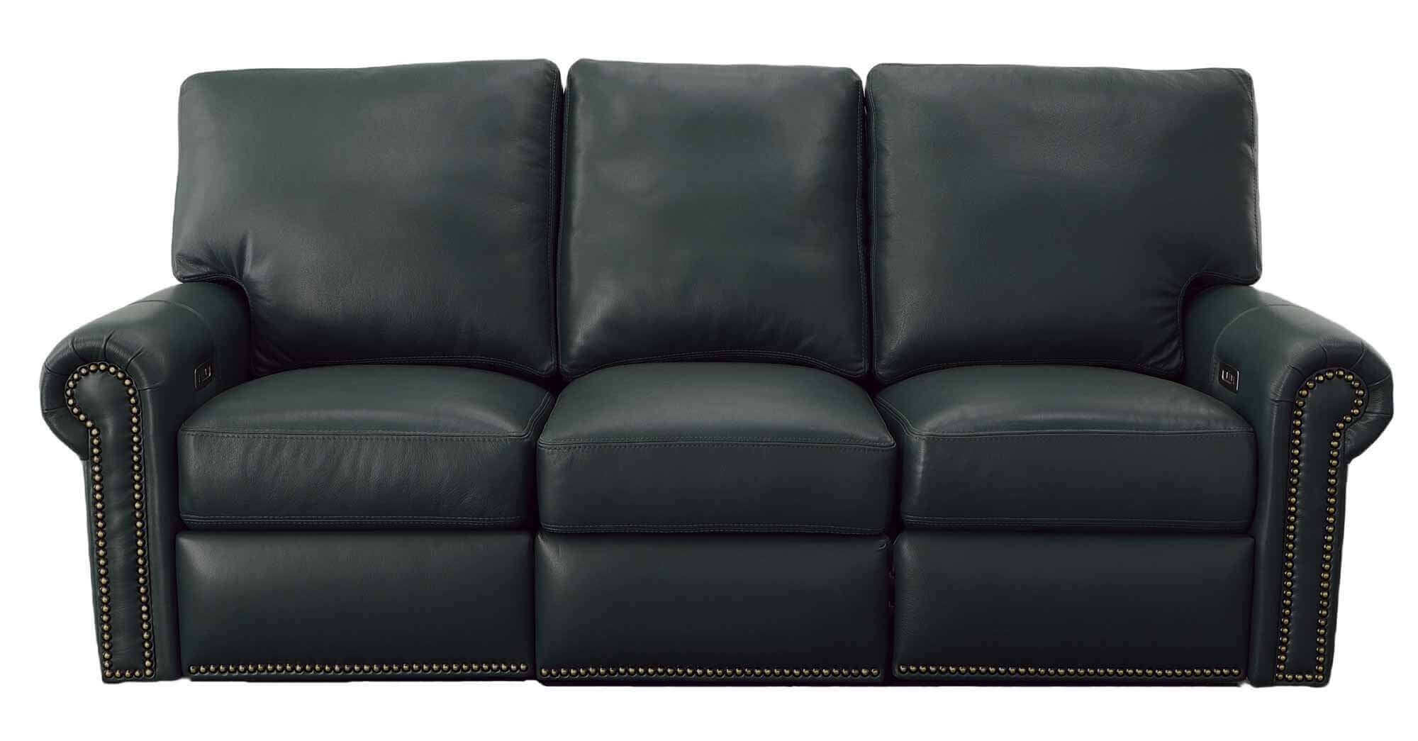 Fairfield Leather Reclining Loveseat - Image 7