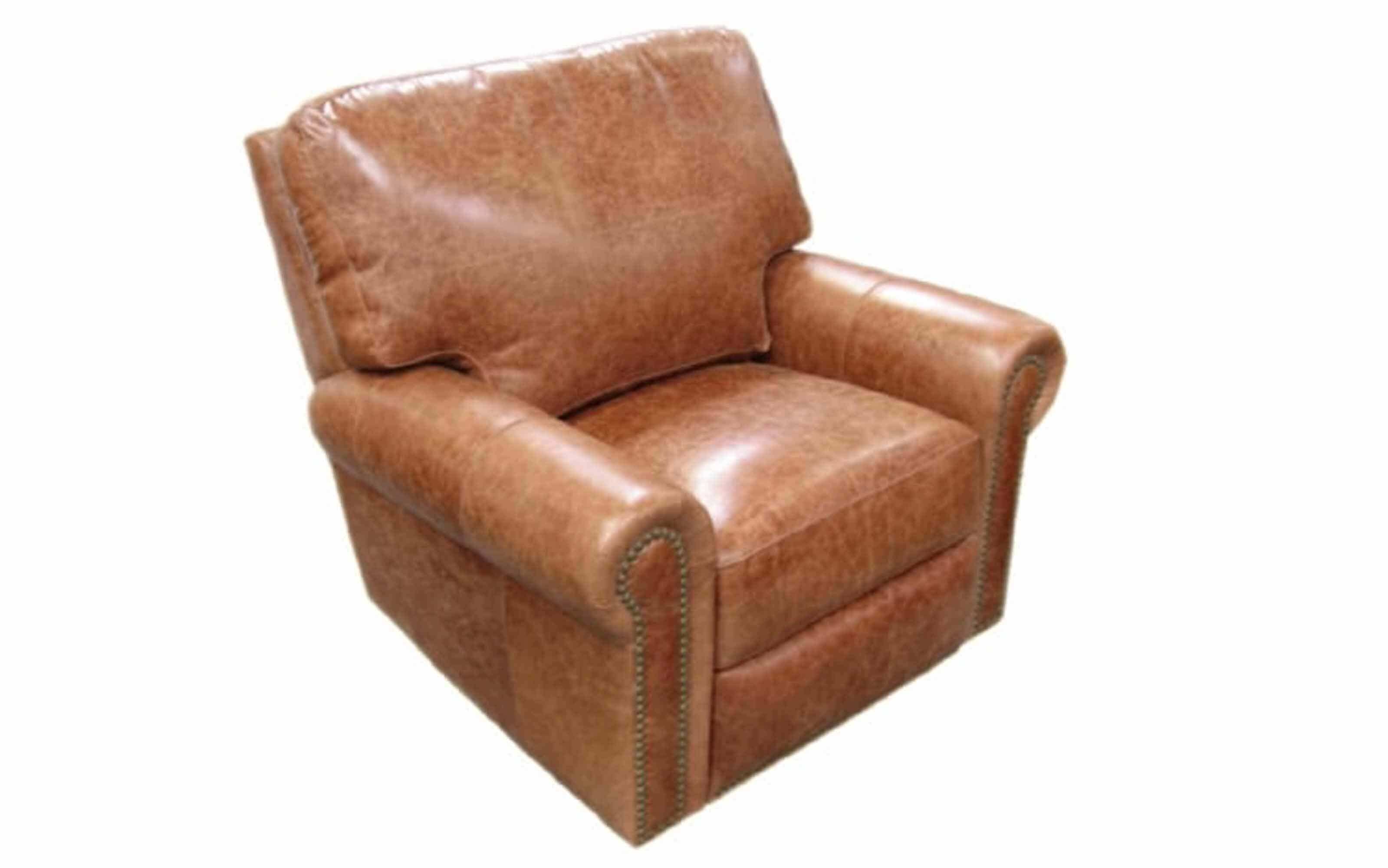 Fairfield Leather Swivel Glider Recliner