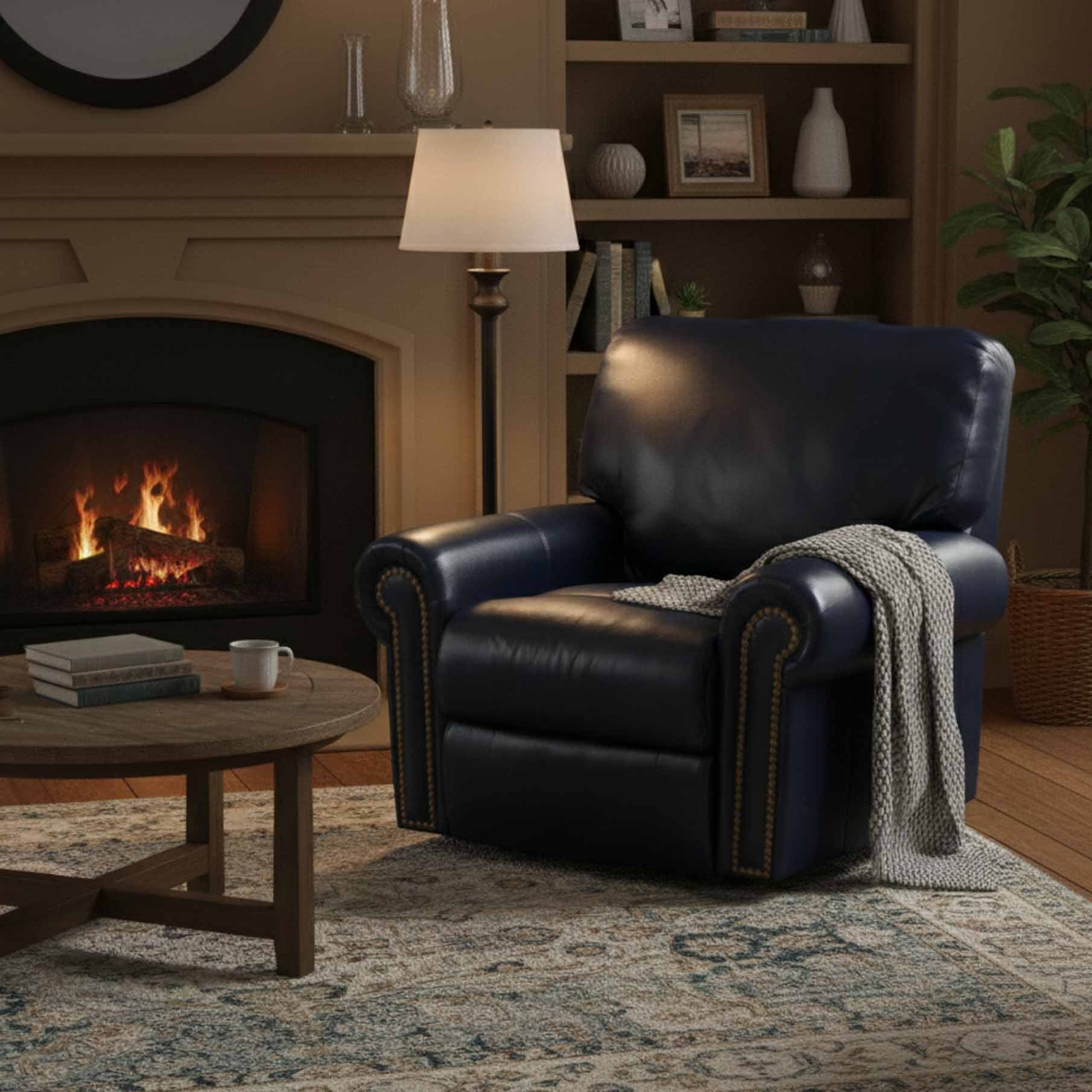 Fairmont Leather Power Lift Recliner - Image 10