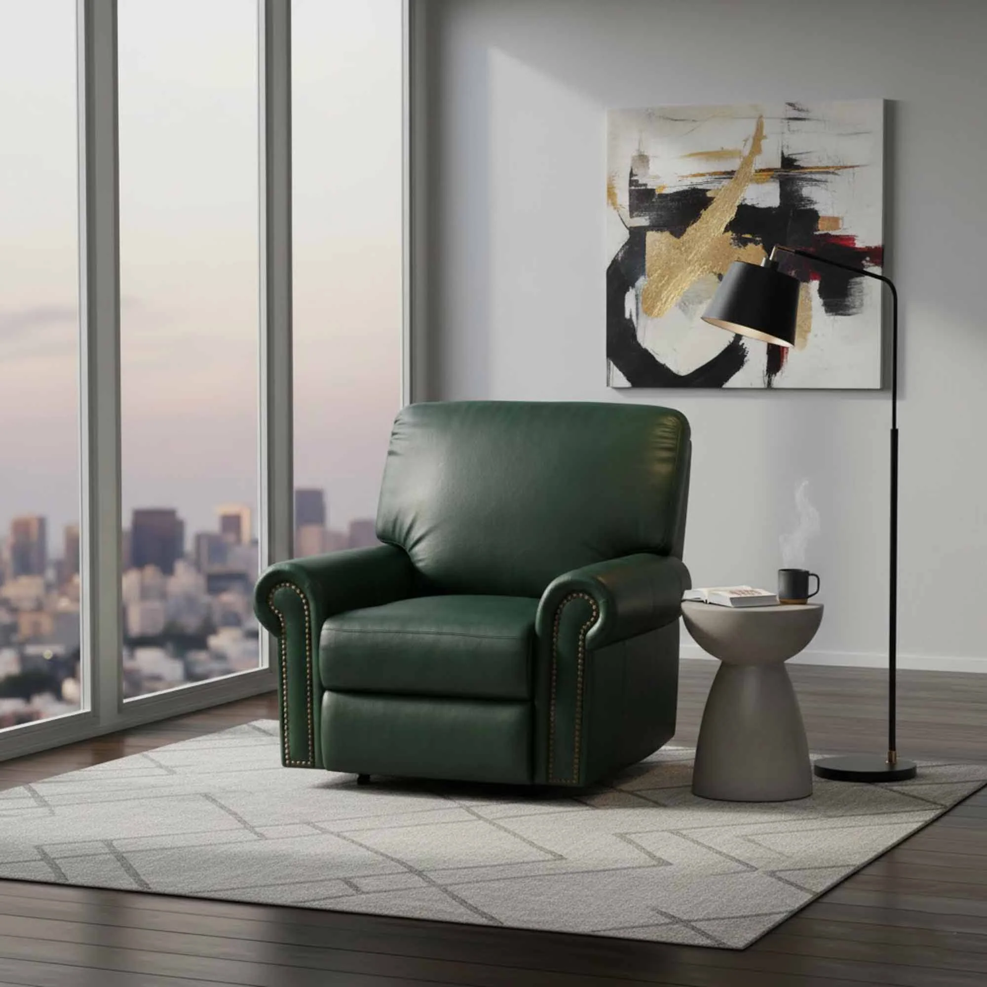 Fairmont Leather Power Lift Recliner - Image 5