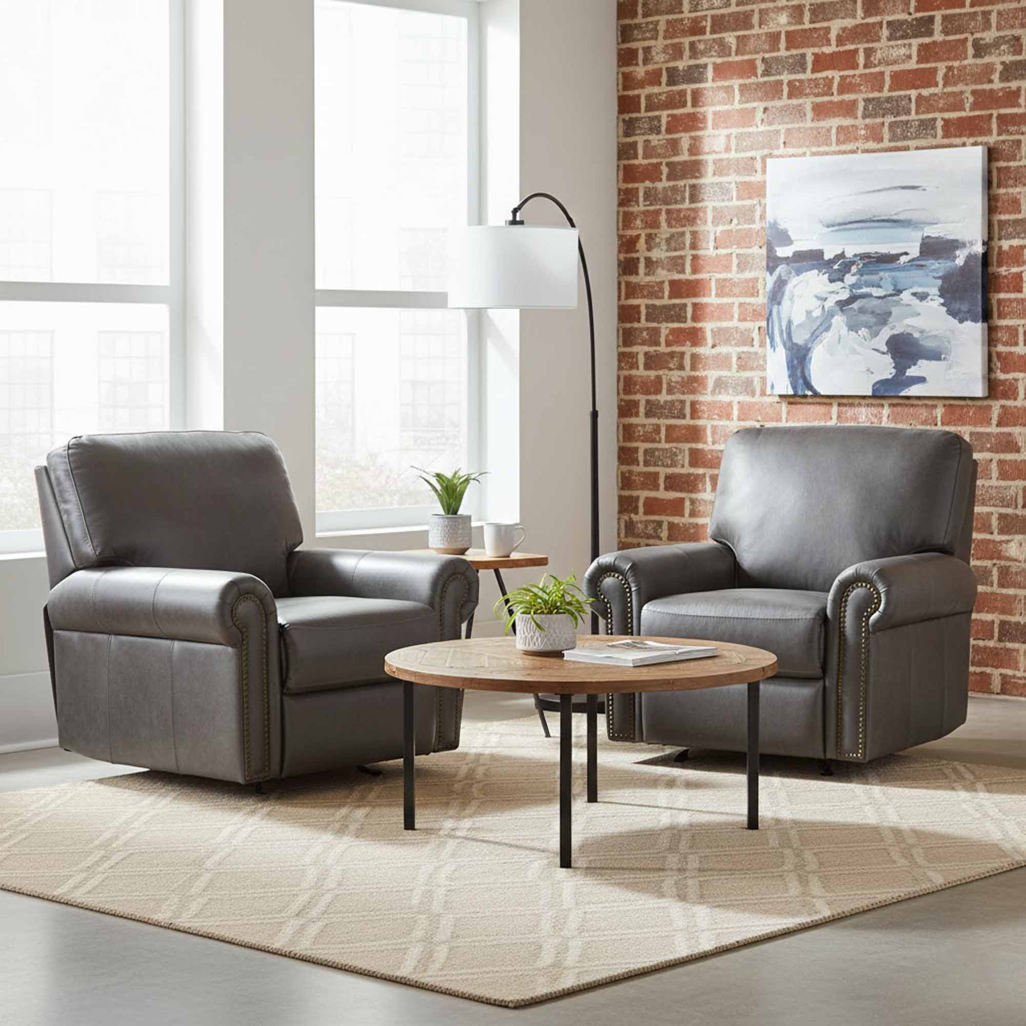 Fairmont Leather Power Lift Recliner - Image 7
