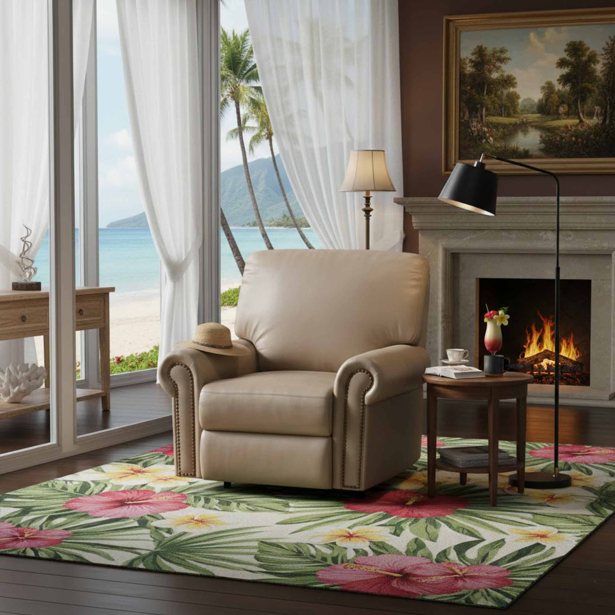 Fairmont Leather Power Lift Recliner - Image 9