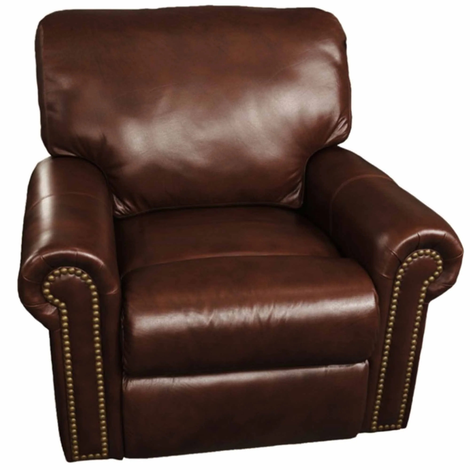 Fairmont Leather Swivel Glider Recliner