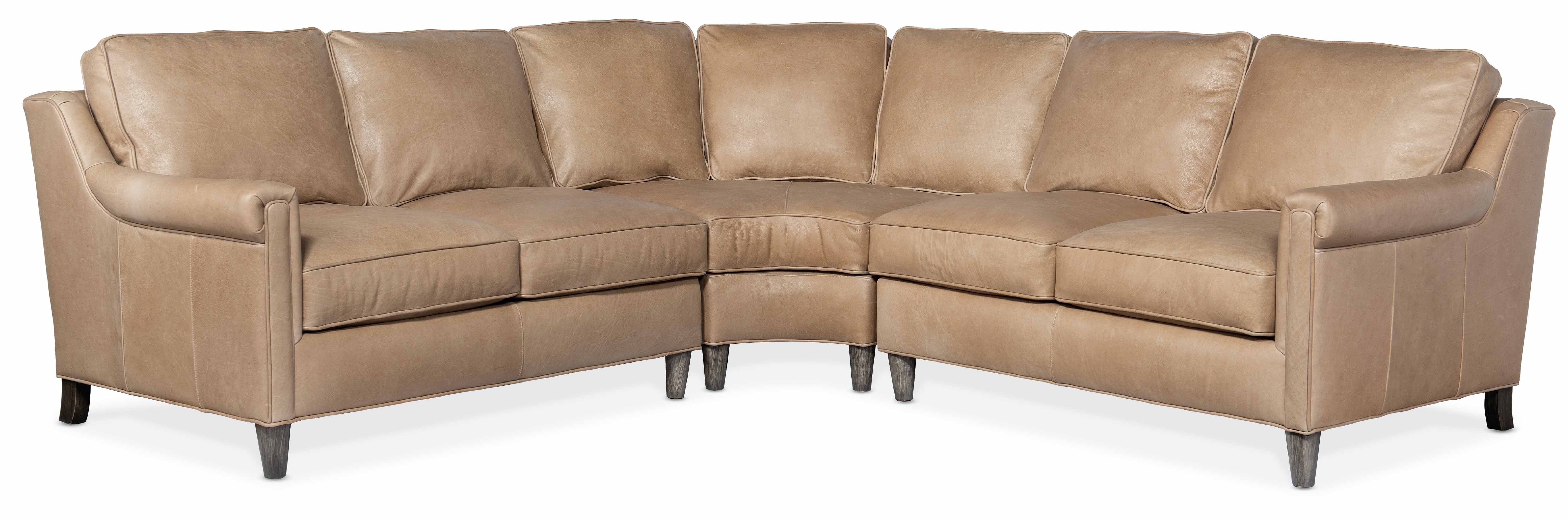 Finley Leather Large Sectional