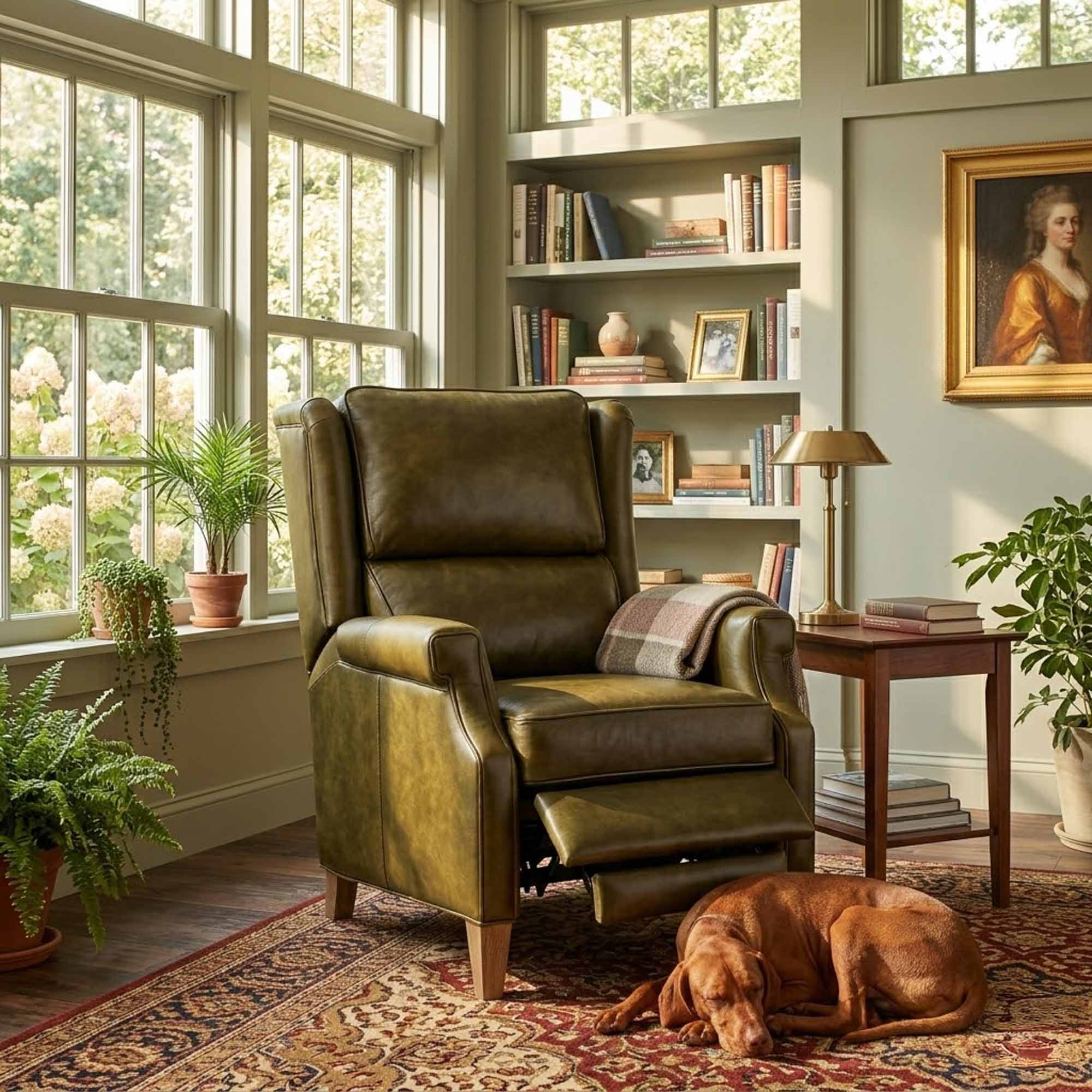 Gallaway Leather Recliner - Image 7