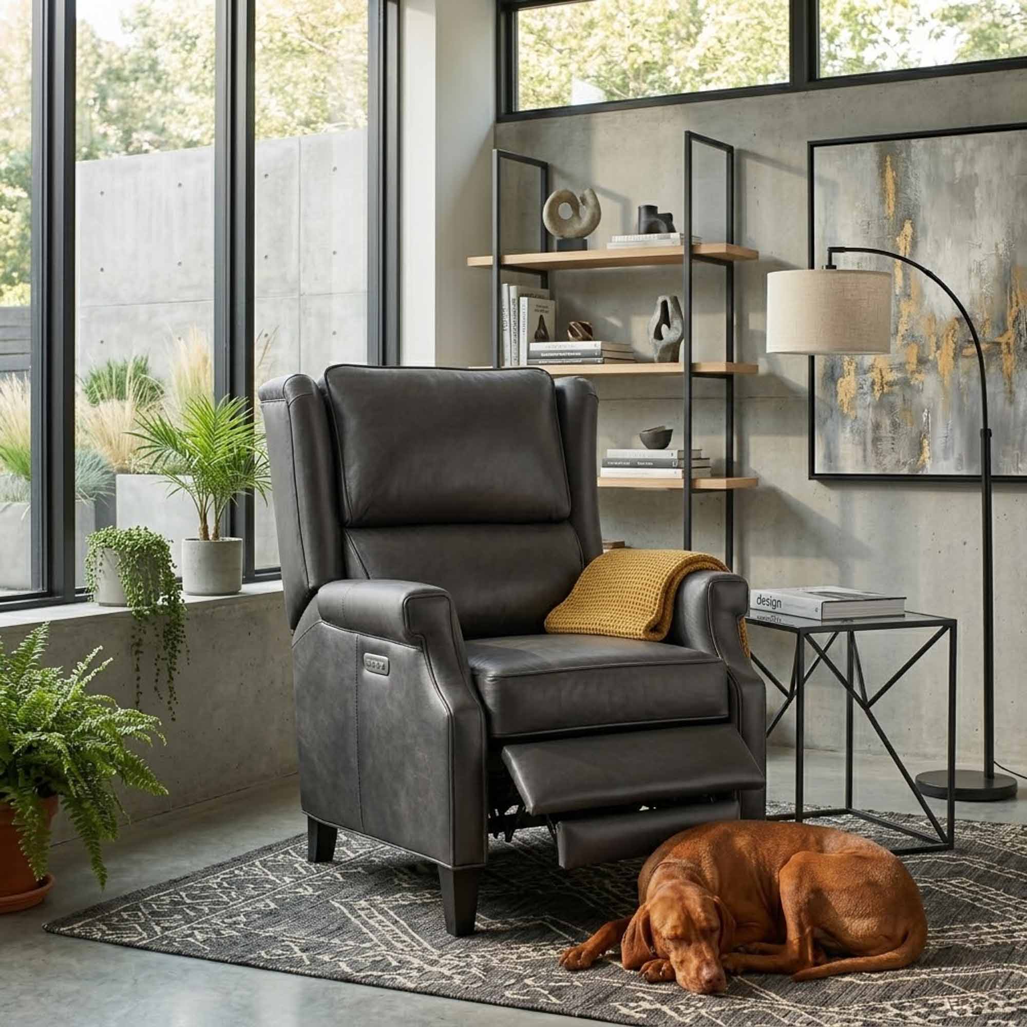 Gallaway Leather Recliner - Image 8