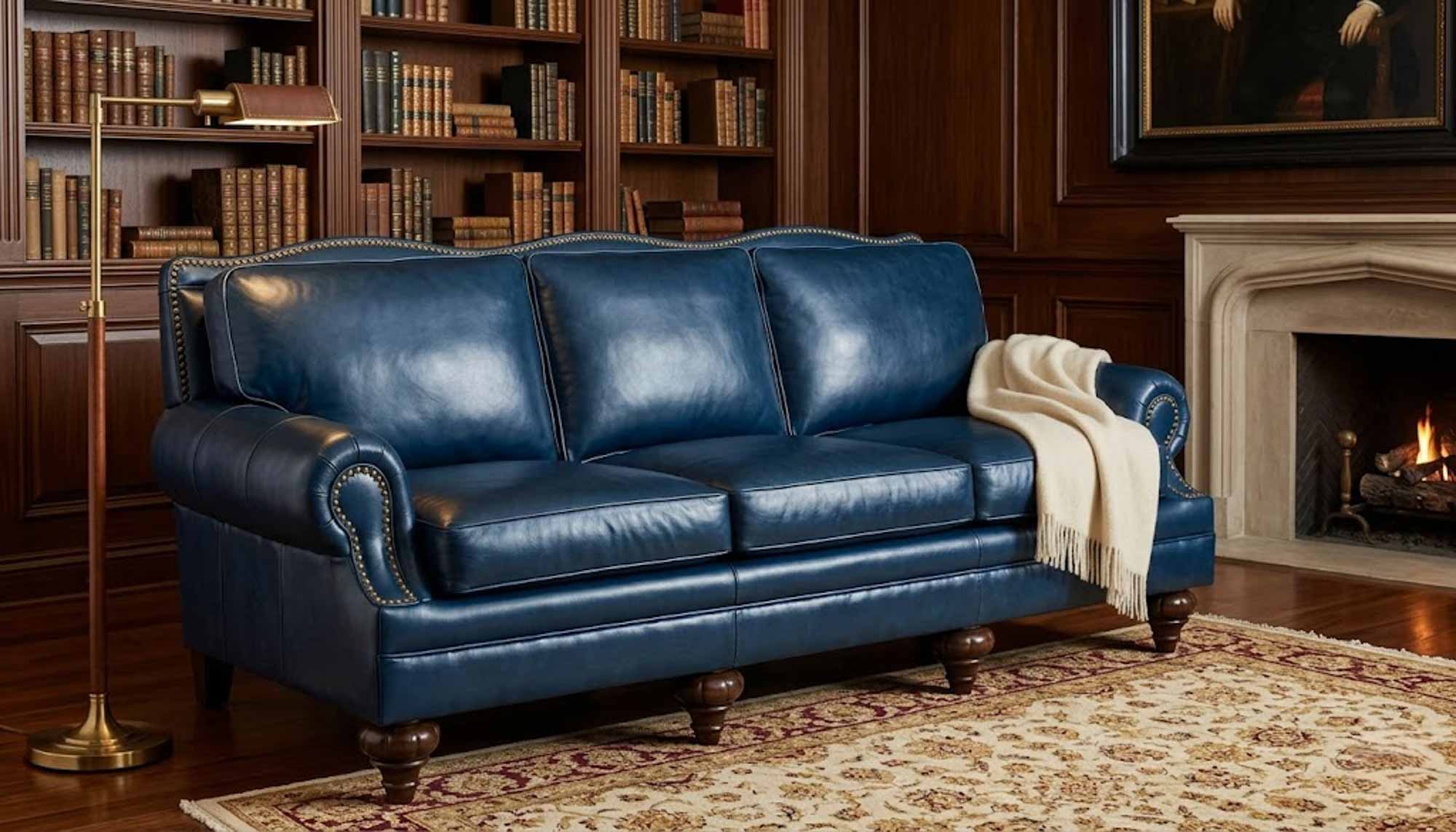 Garrison Leather Sofa - Image 6