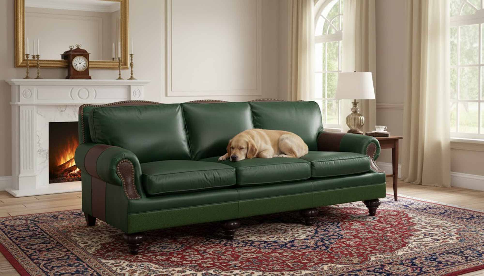 Garrison Leather Sofa - Image 7