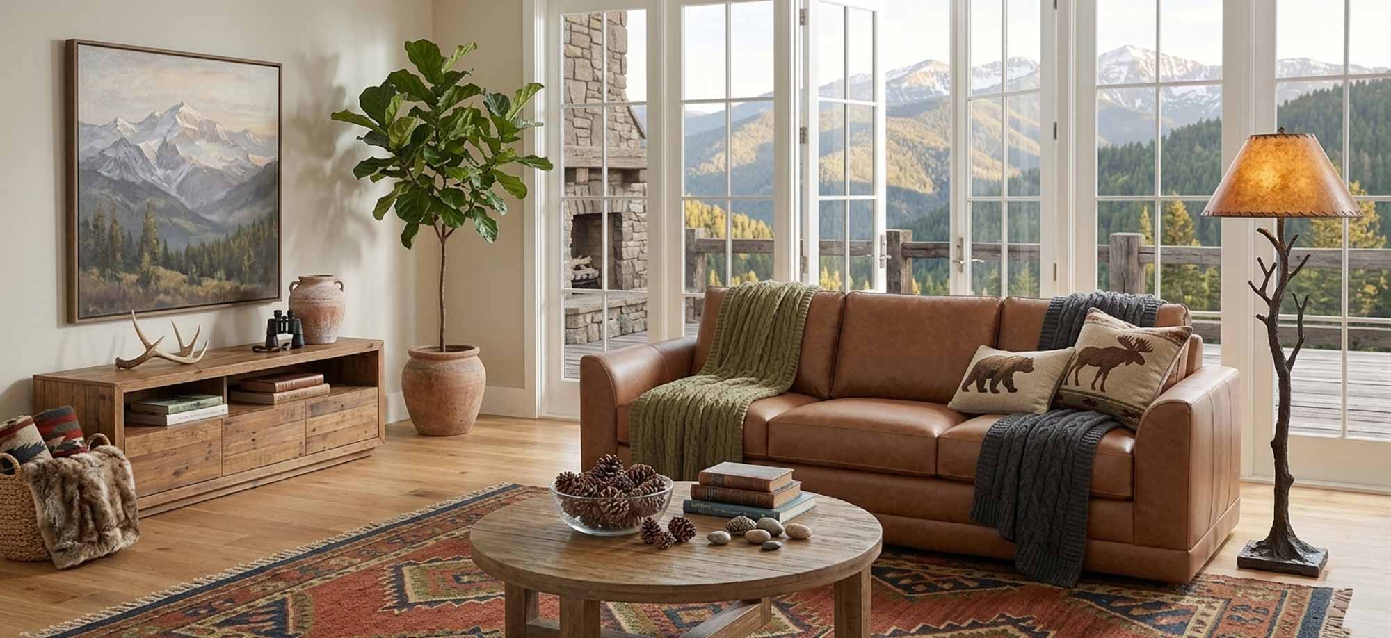 George Leather Sofa - Image 10