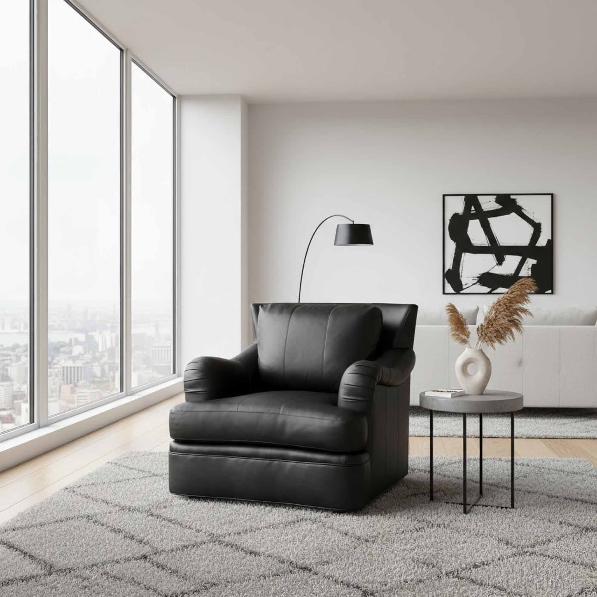 Georgie Leather Chair - Image 5