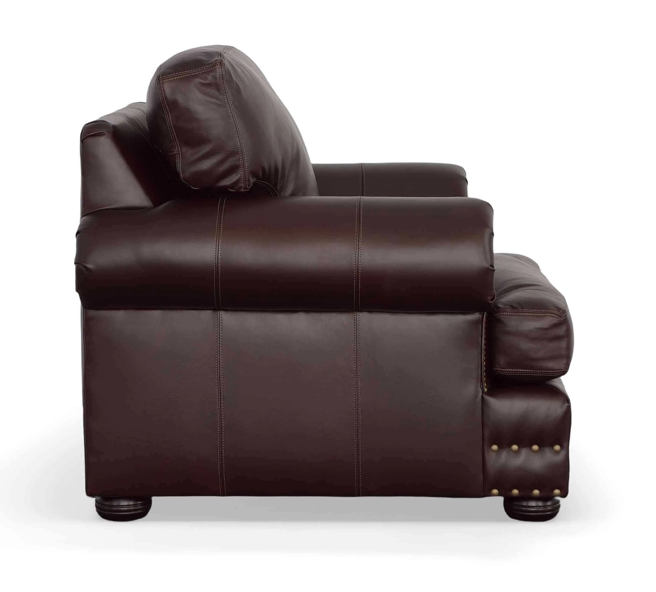 Greystone Leather Lounge Chair - Image 4