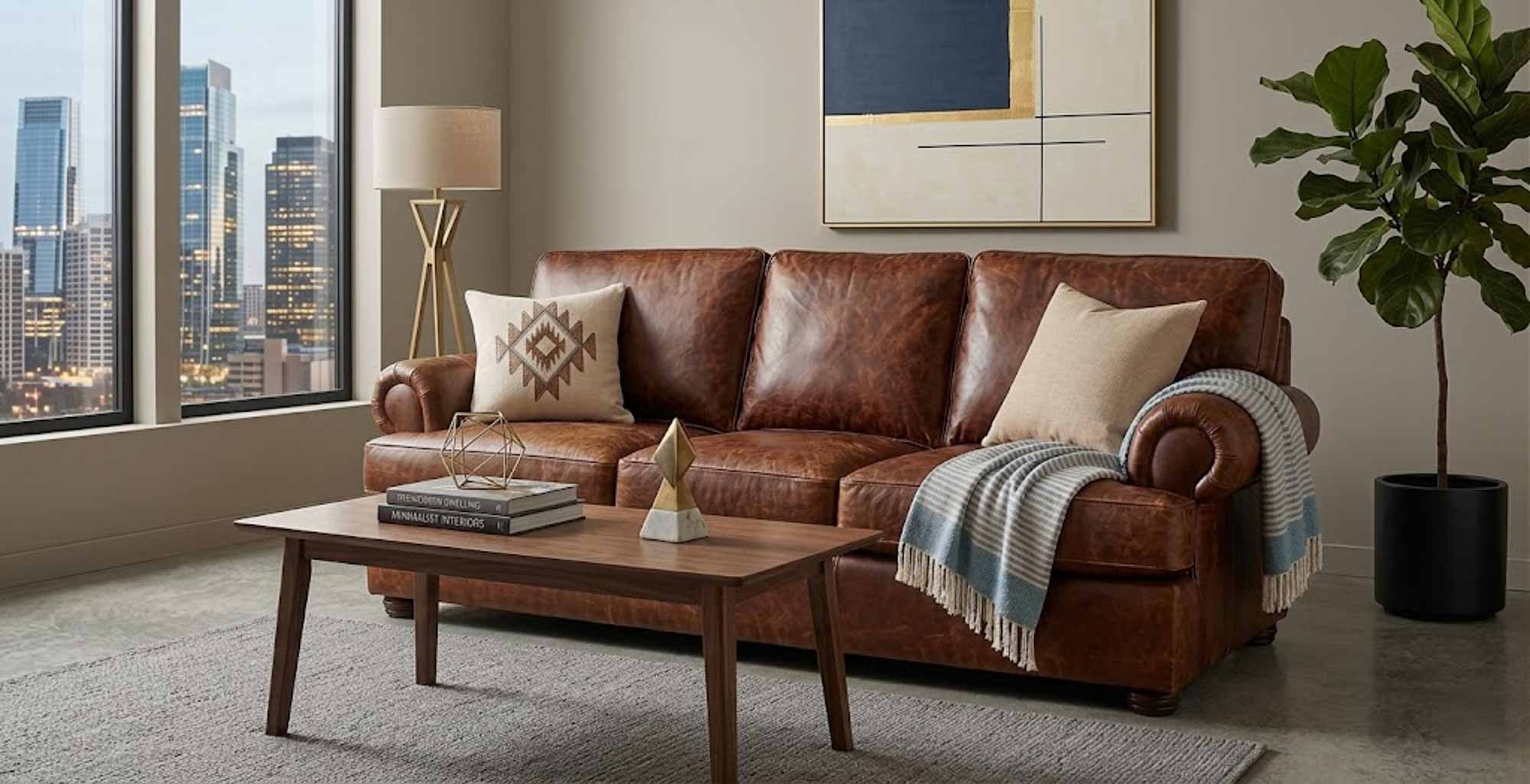 Greystone Leather Loveseat - Image 3