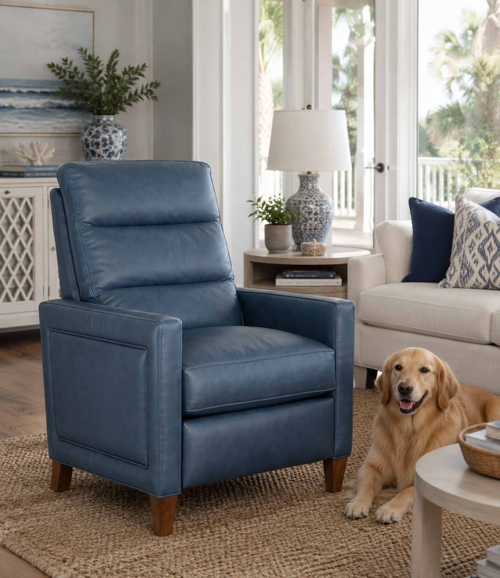 Halcyon Leather Recliner - Image 11