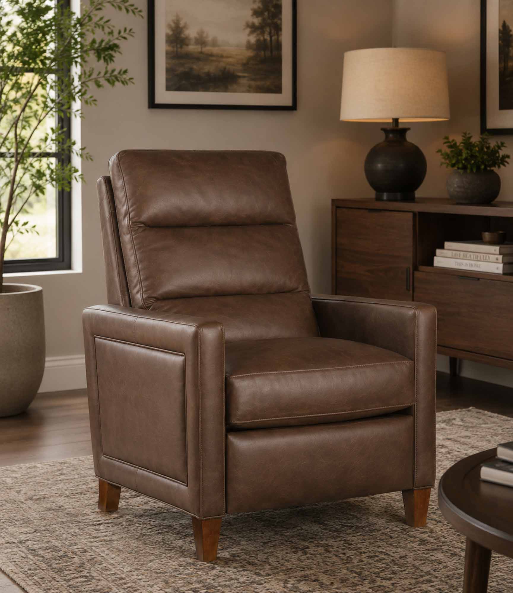 Halcyon Leather Recliner - Image 12