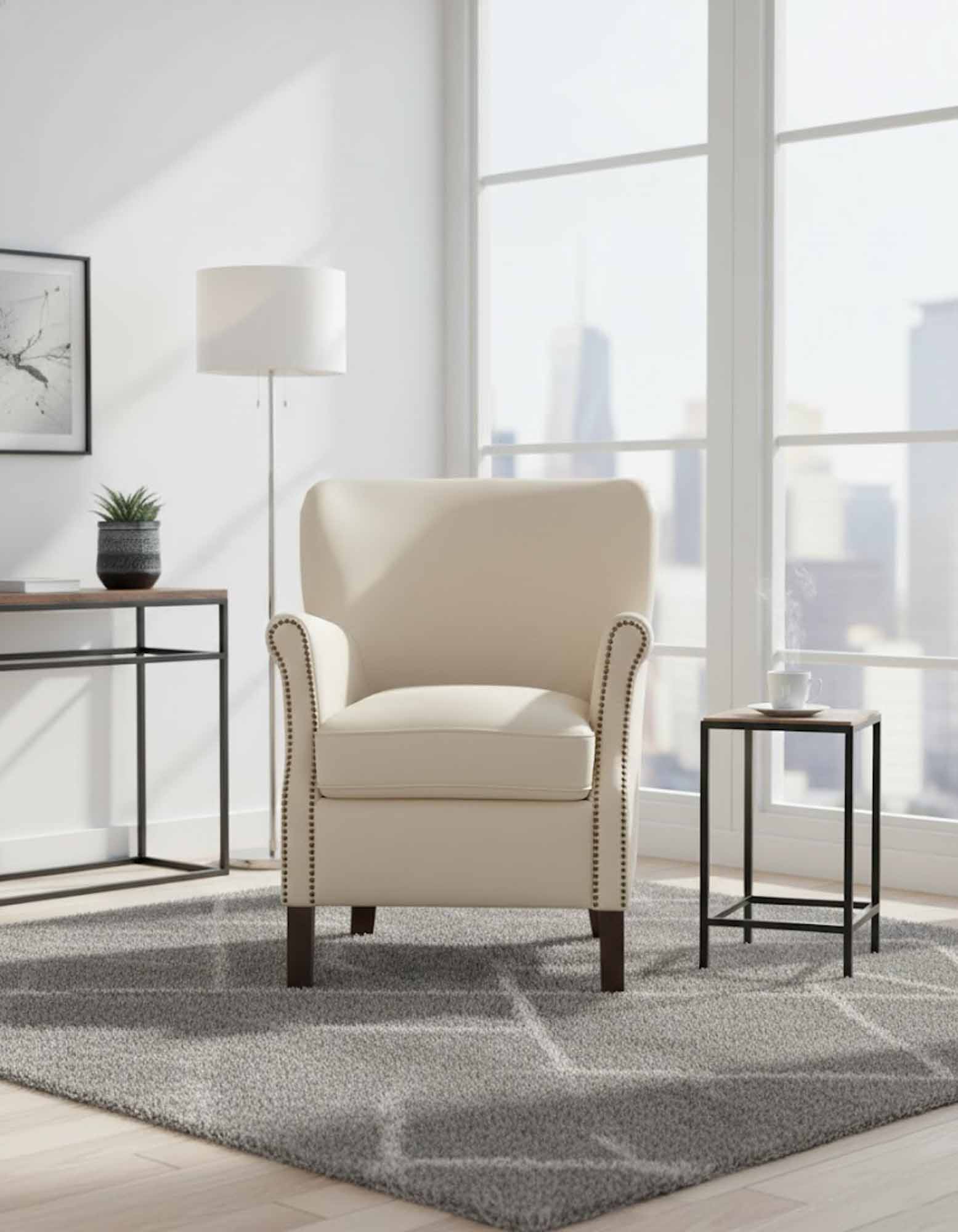 Hall Leather Chair - Image 3