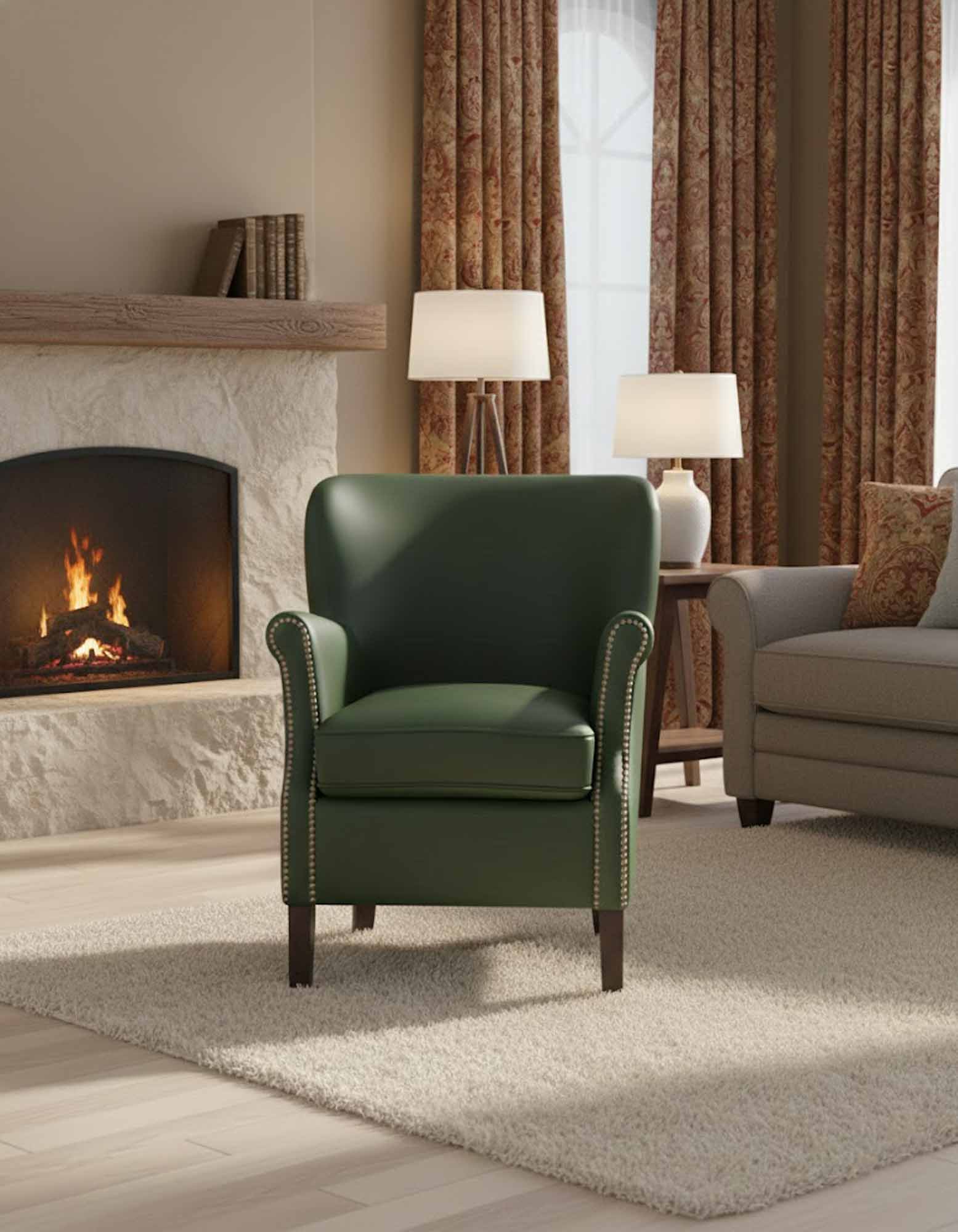 Hall Leather Chair - Image 5