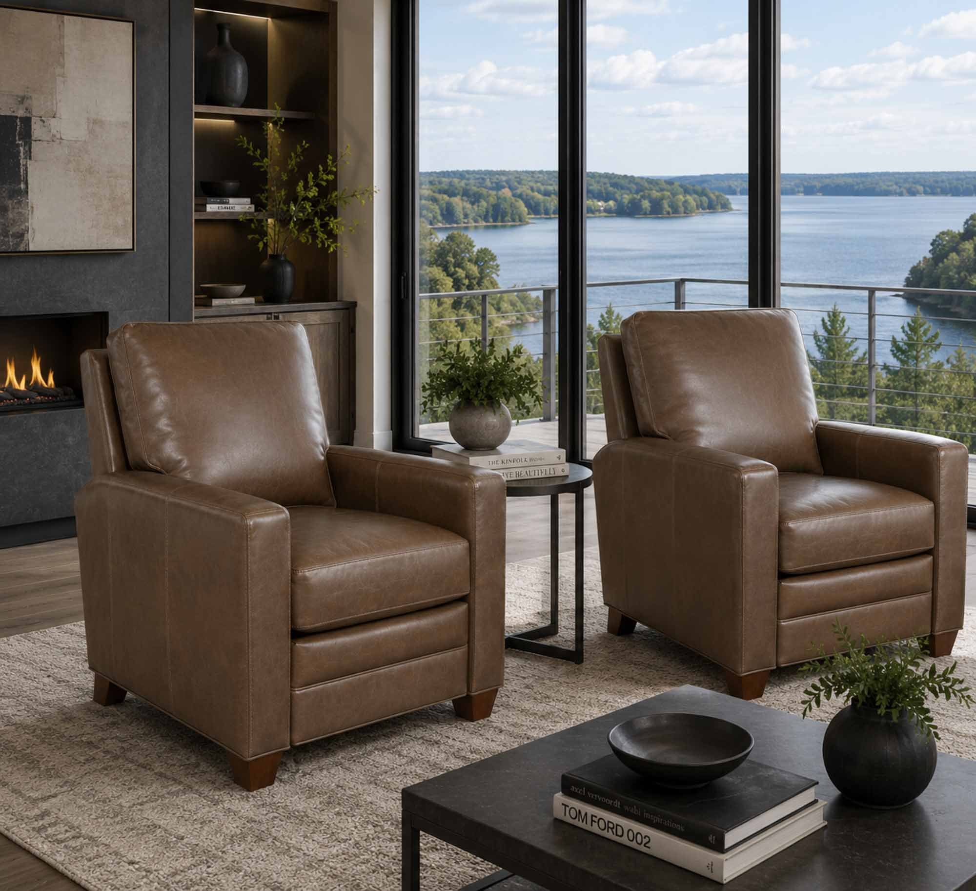 Hanley Leather Recliner - Image 3