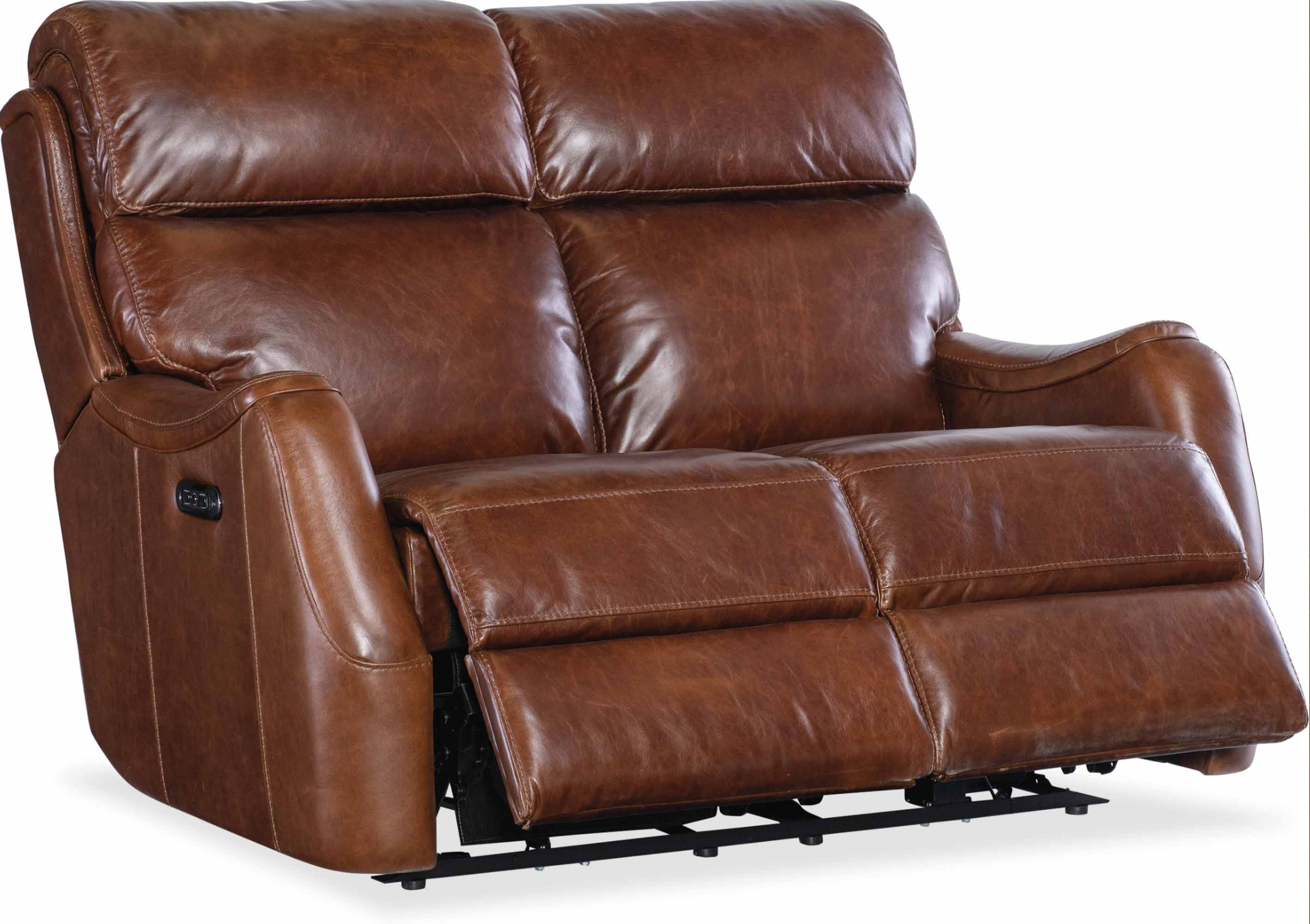 Harlan Zero Gravity Leather Power Reclining Loveseat With Articulating Headrest - Image 5