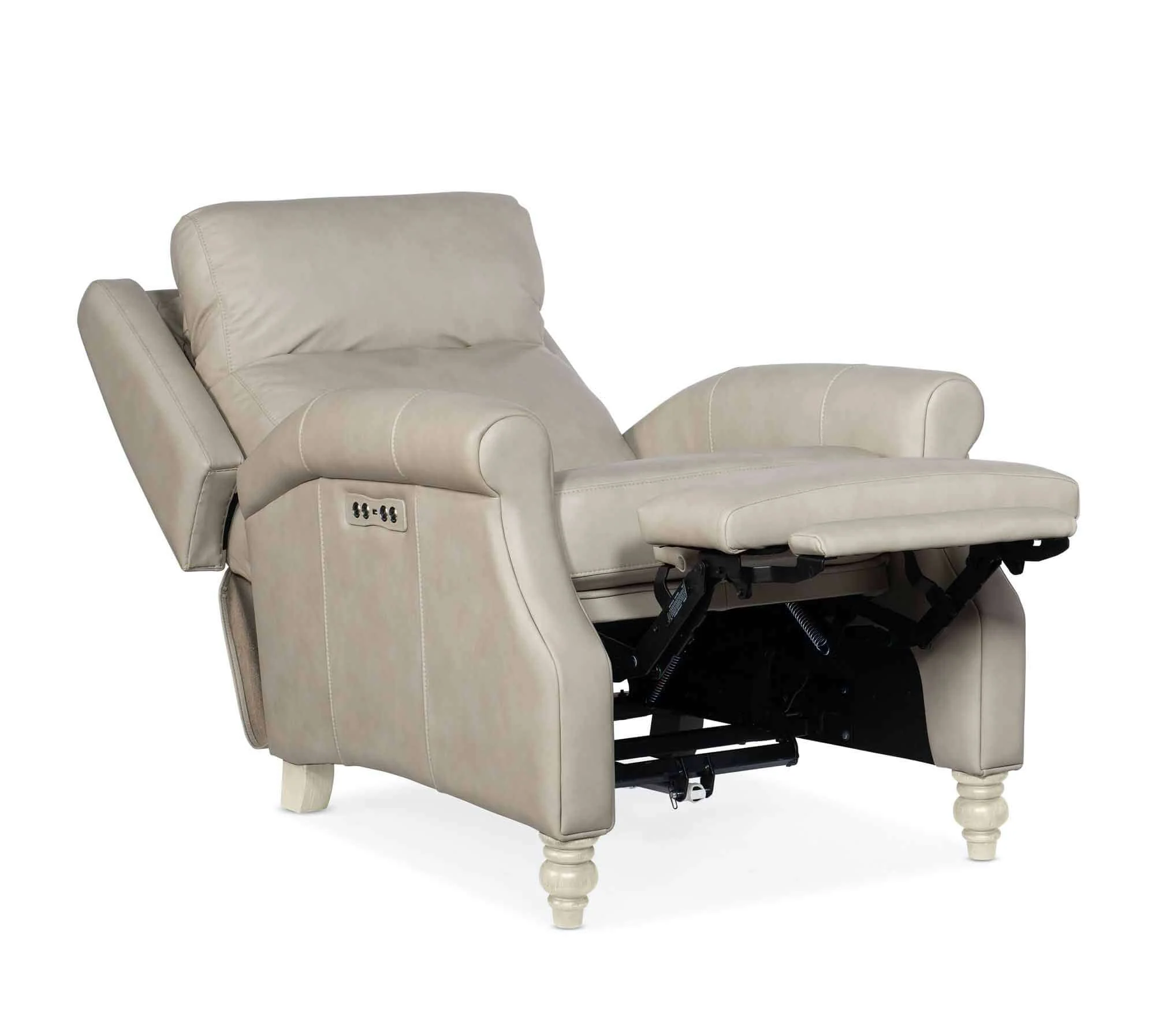 Harley Leather Power Recliner With Articulating Headrest - Image 6