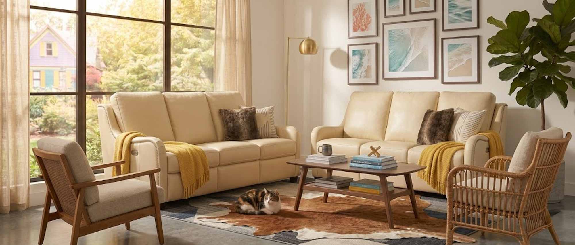 Harlowe Leather Power Reclining Sofa With Articulating Headrest - Image 4