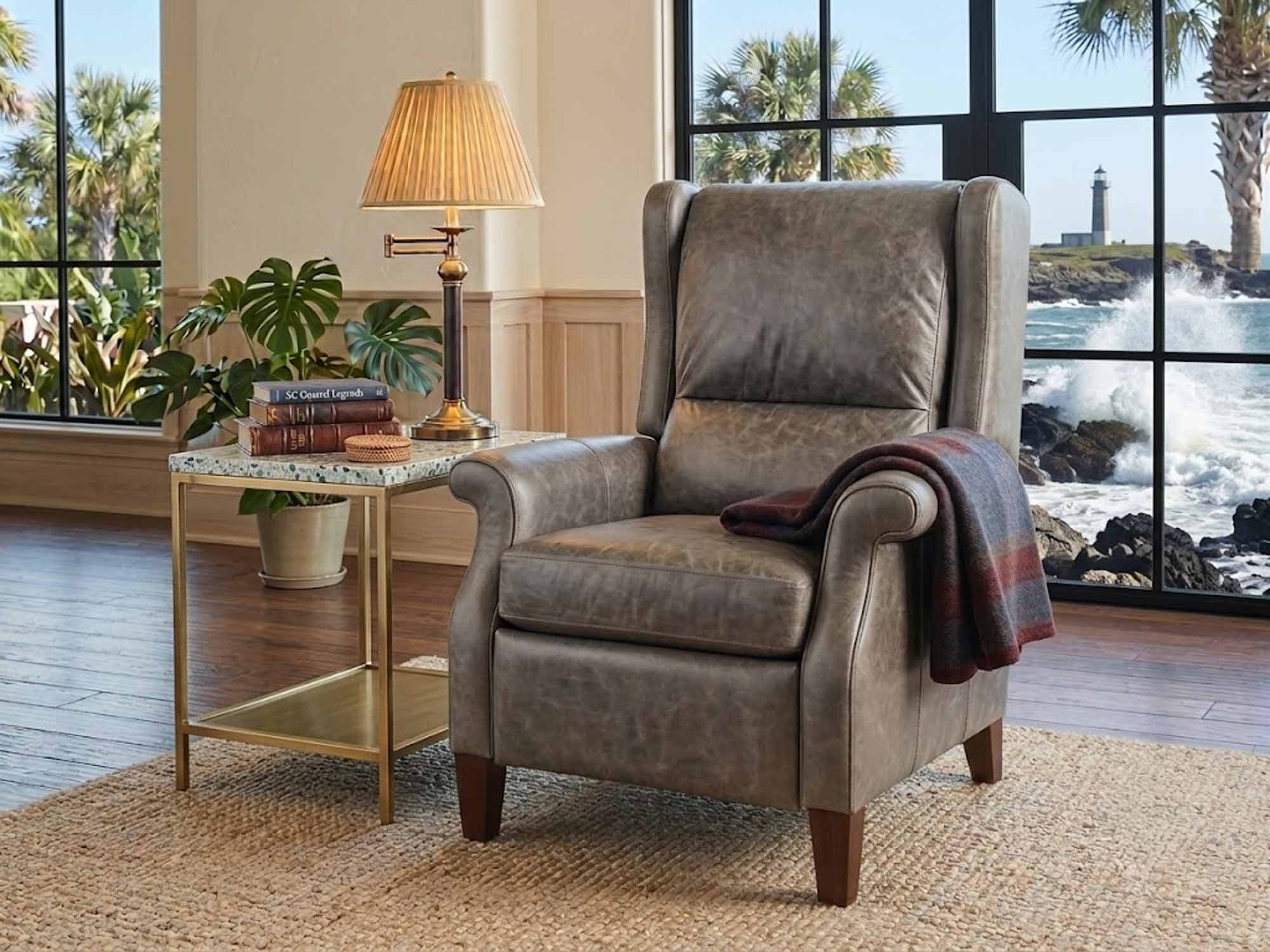 Harriet Leather Recliner - Image 4