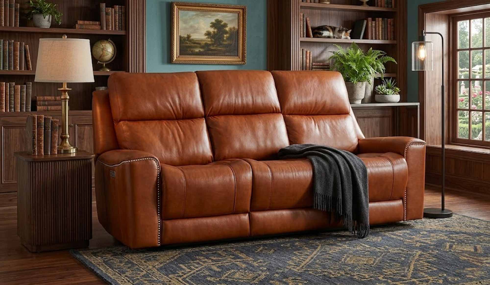 Hastings Leather Power Reclining Loveseat With Articulating Headrest - Image 11