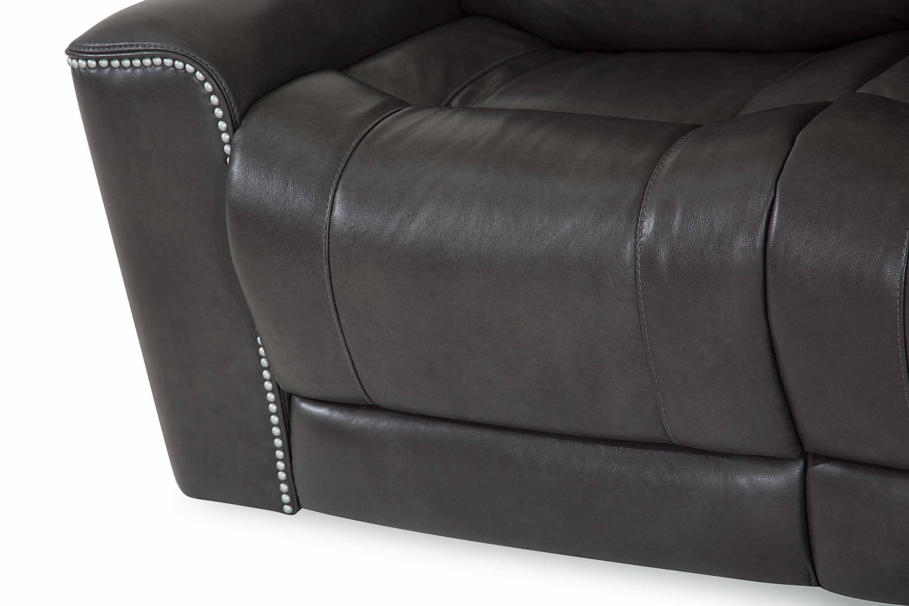 Hastings Leather Power Reclining Sectional With Articulating Headrest - Image 3