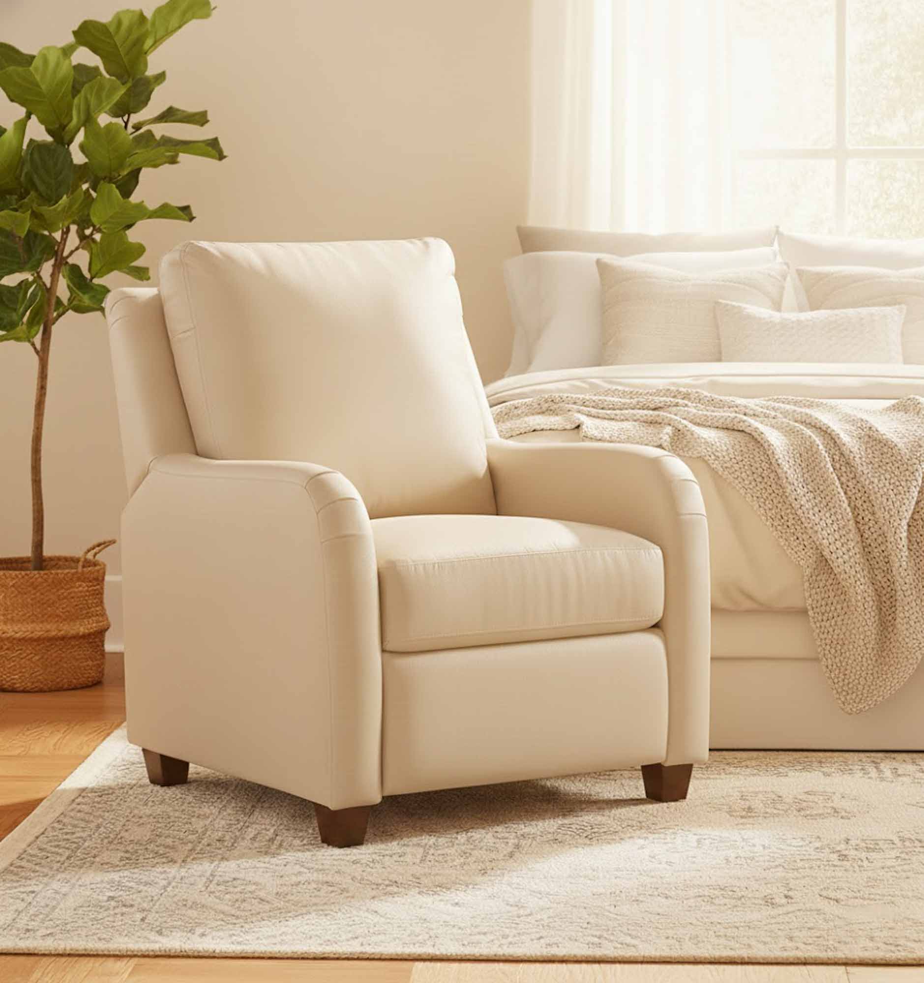 Hattie Leather Power Recliner With Articulating Headrest - Image 5