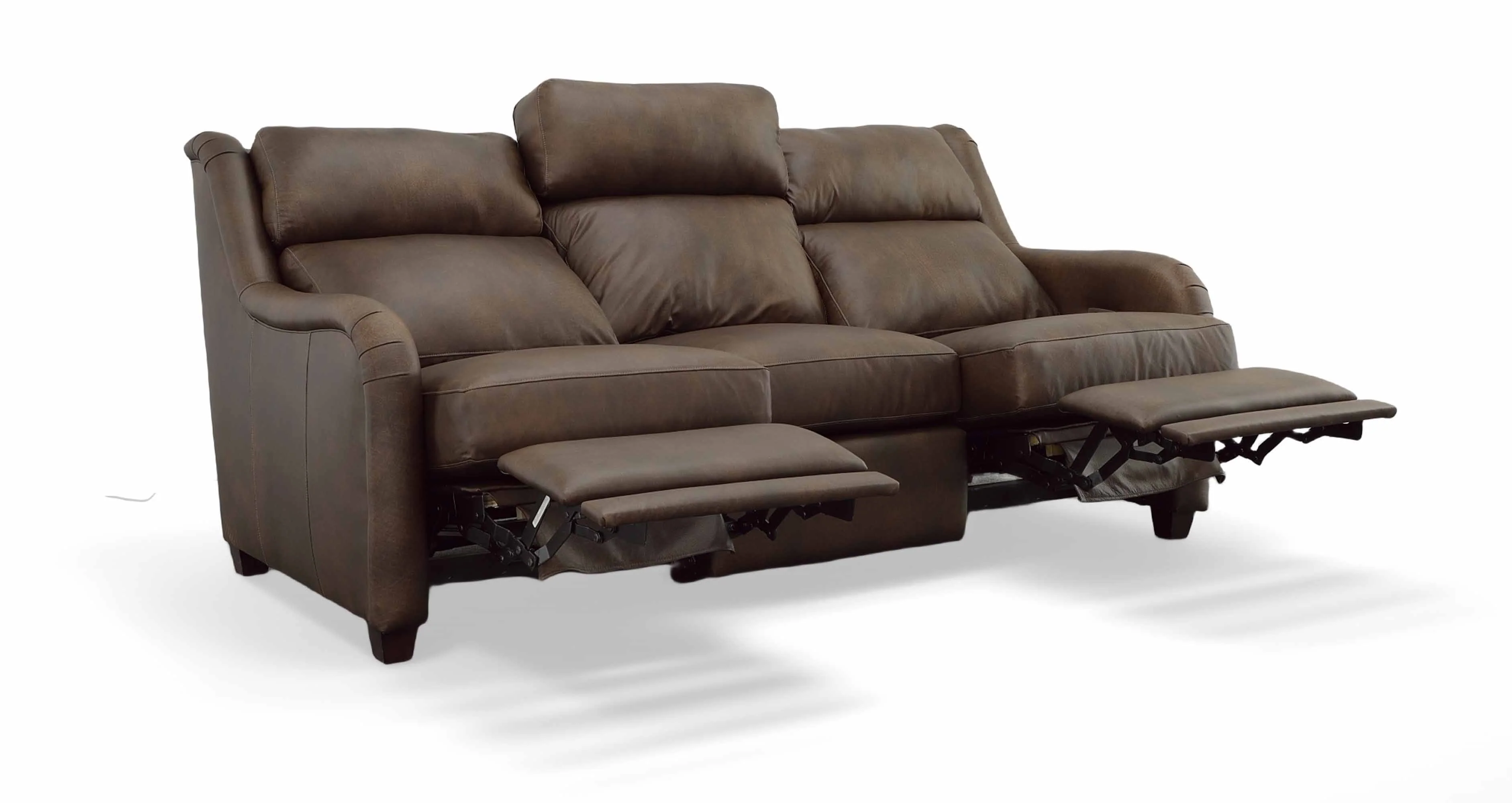 Hattie Leather Power Reclining Loveseat With Articulating Headrest - Image 4