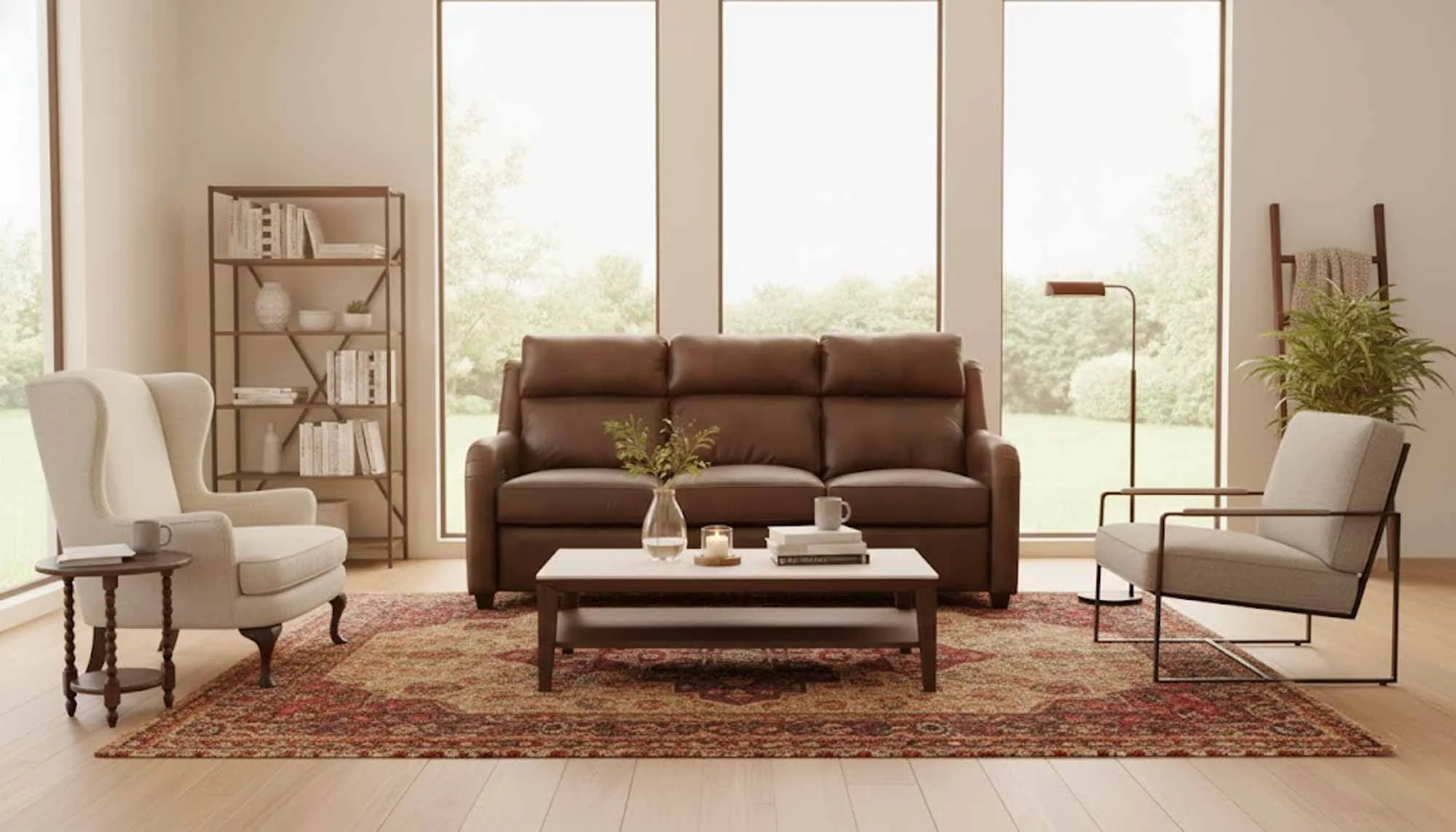 Hattie Leather Power Reclining Loveseat With Articulating Headrest - Image 5