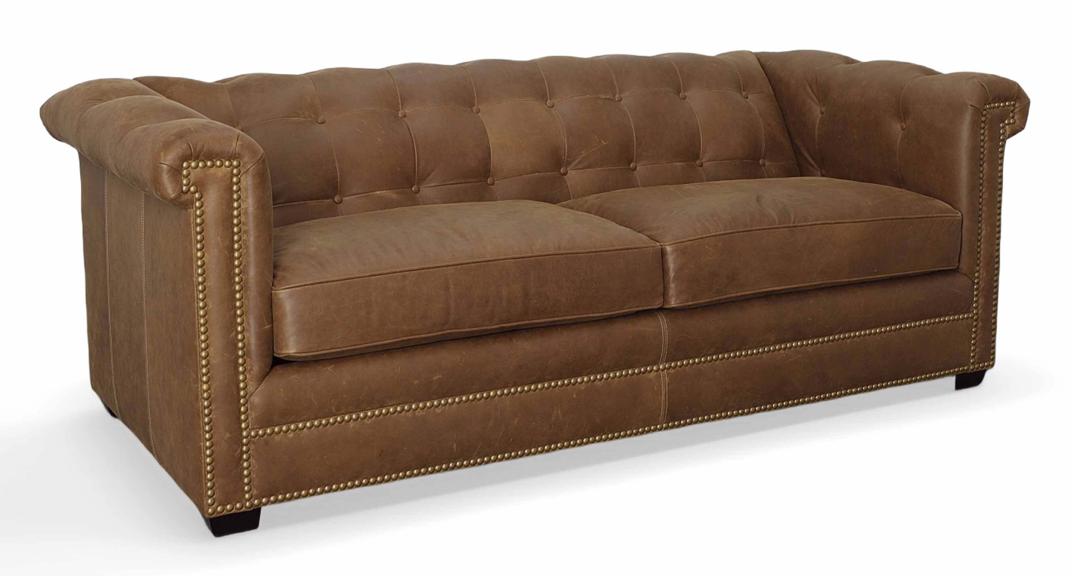 Hawkins Leather Loveseat