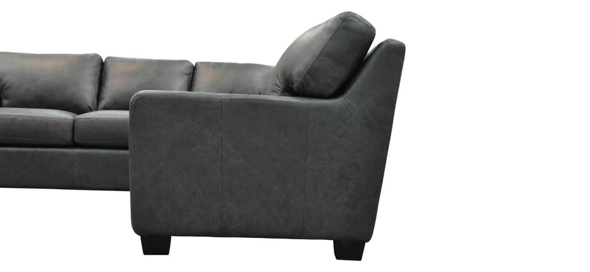 Albany Leather Sectional - Image 6