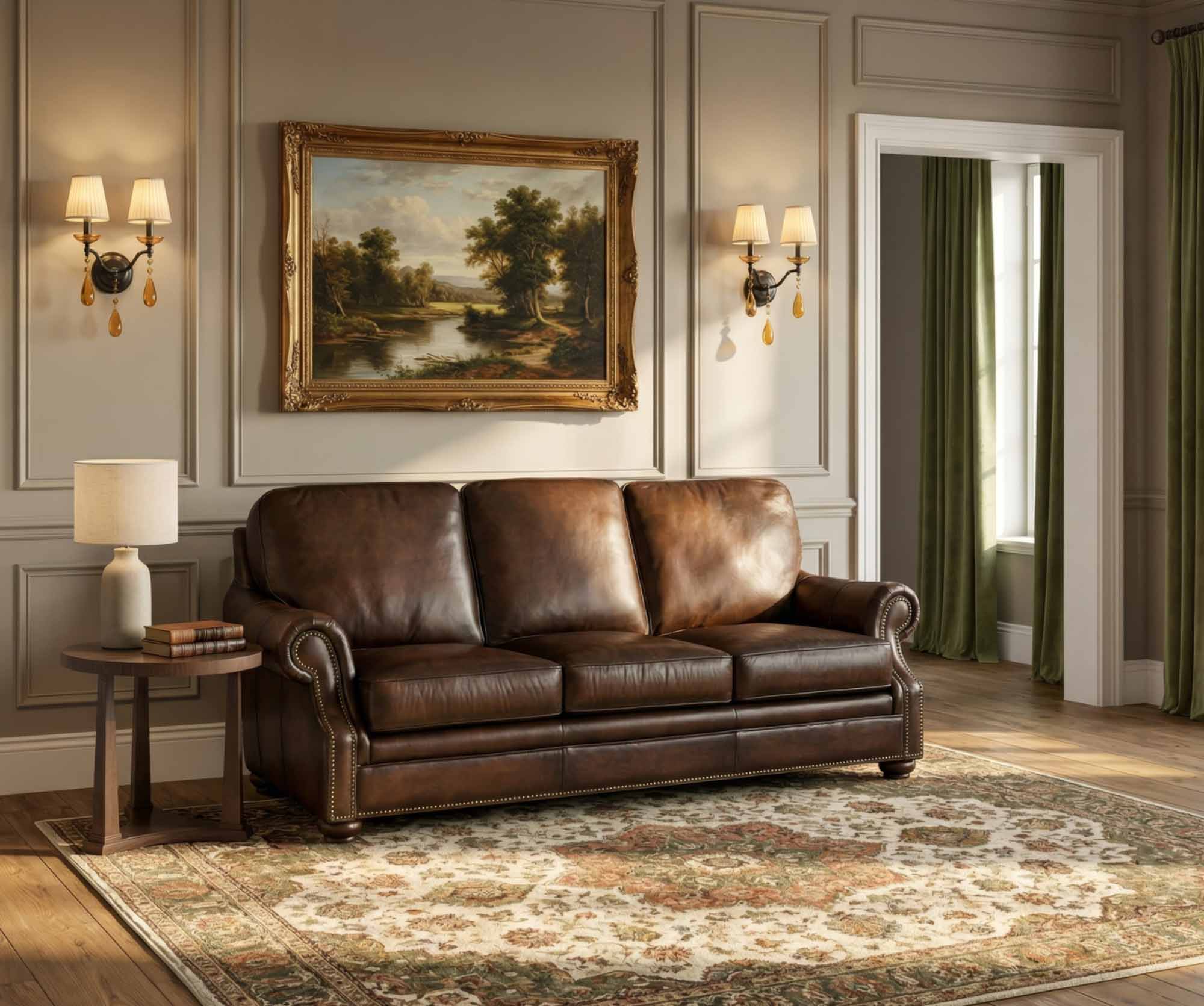 Herrigan Leather Sofa - Image 3