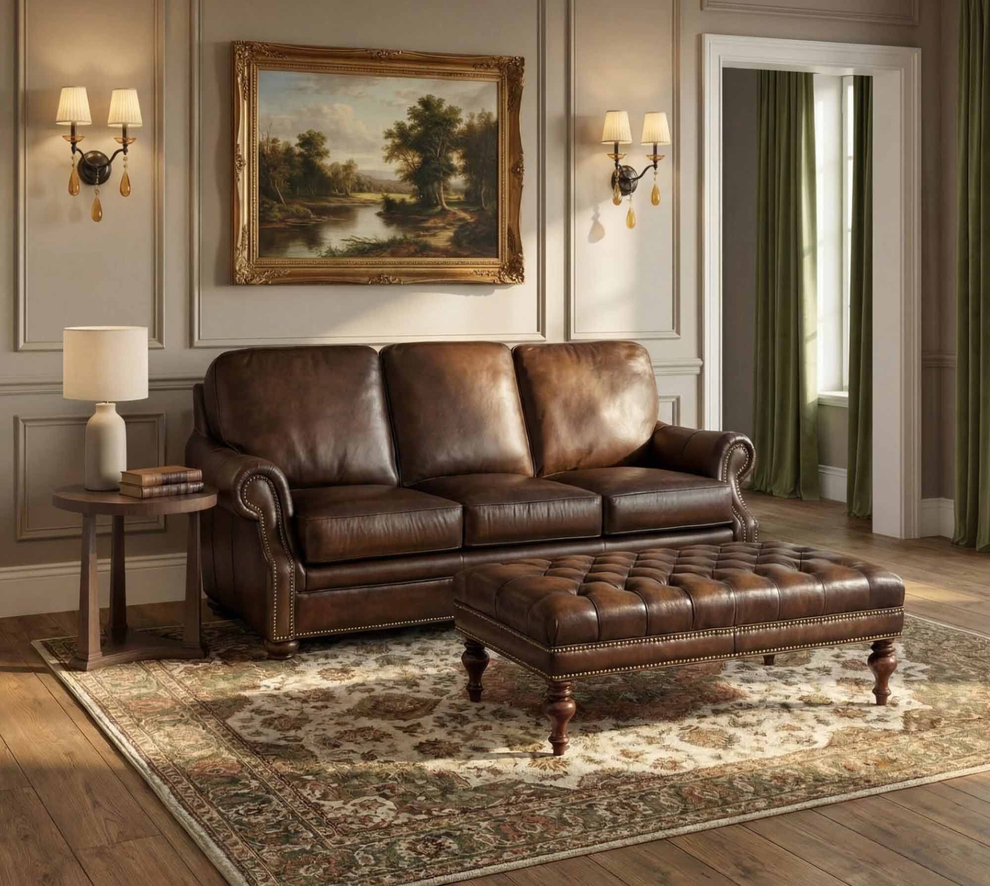 Herrigan Leather Sofa - Image 4