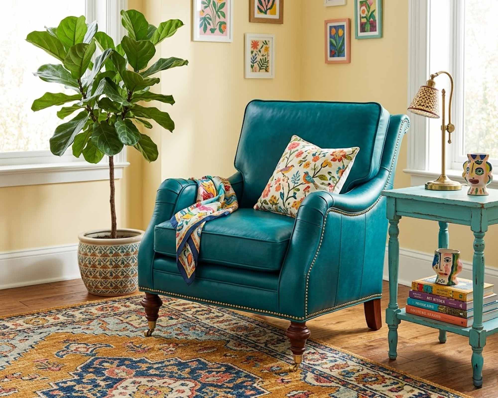 High Point Leather Chair - Image 4