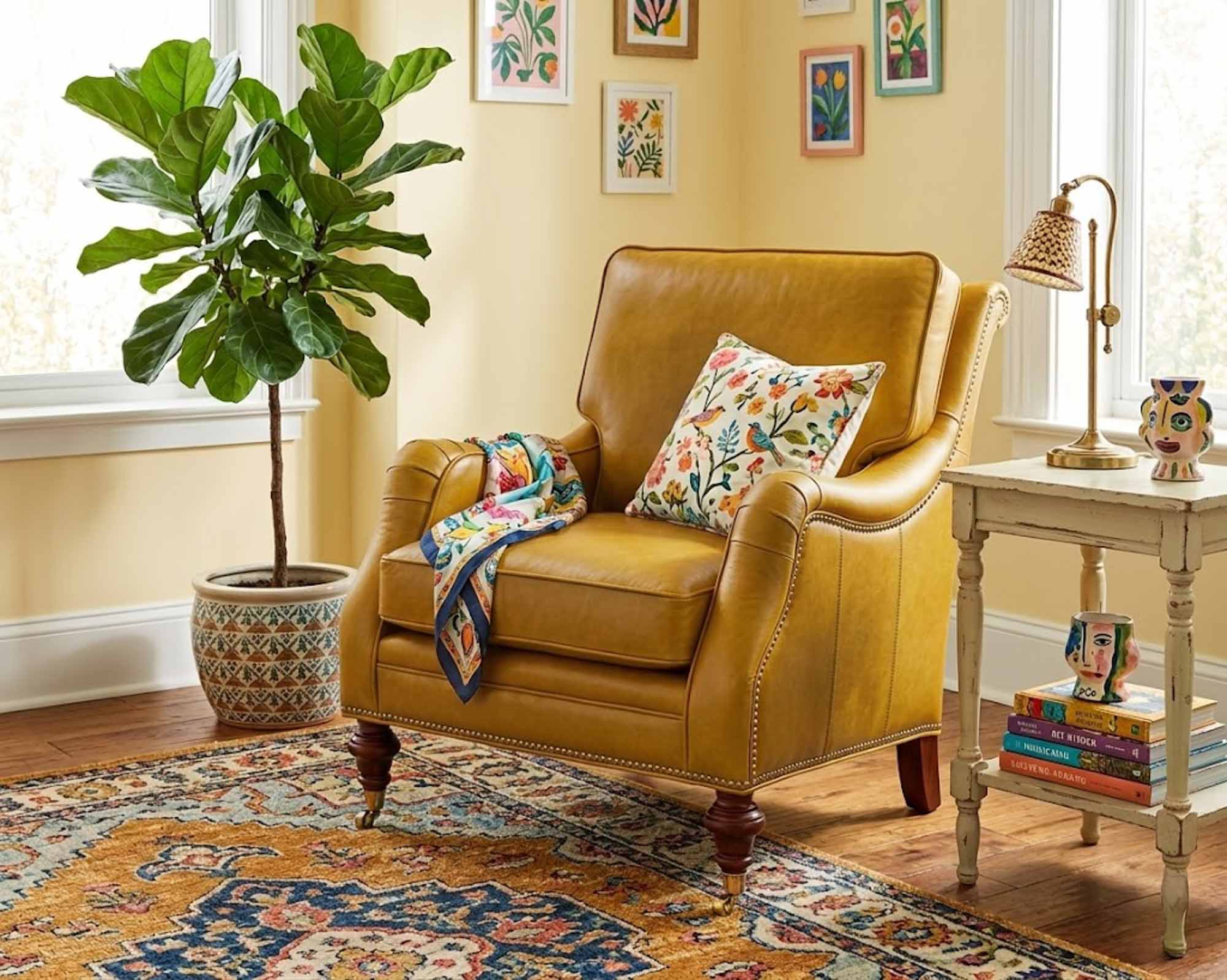 High Point Leather Chair - Image 5