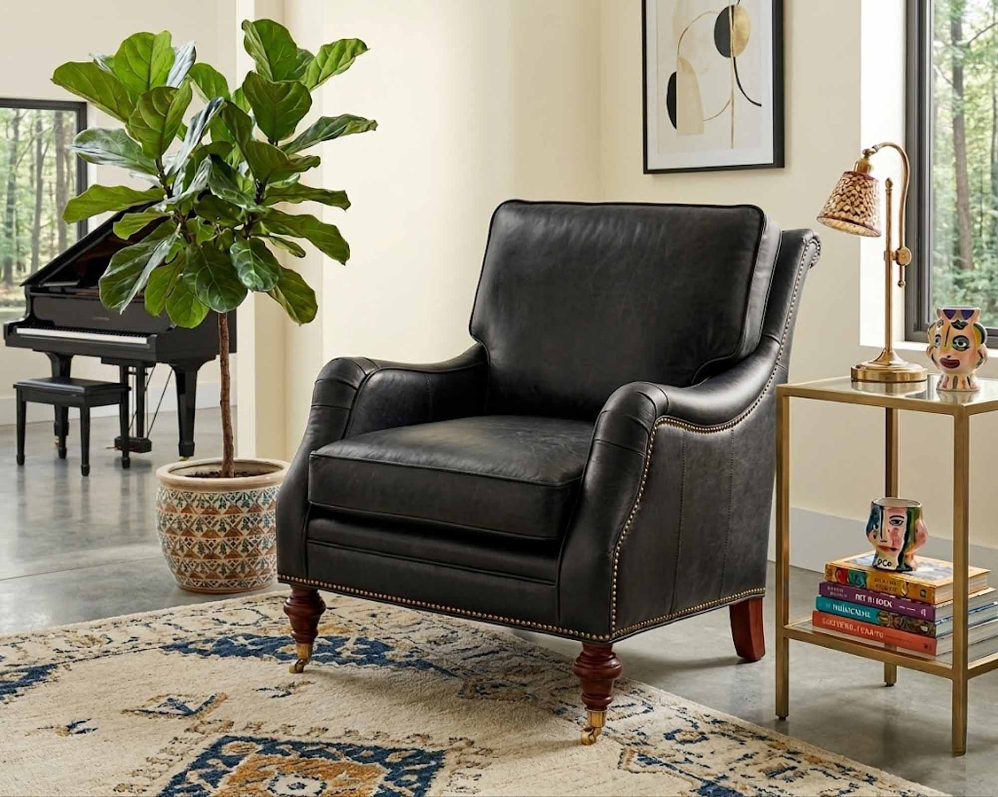 High Point Leather Chair - Image 6